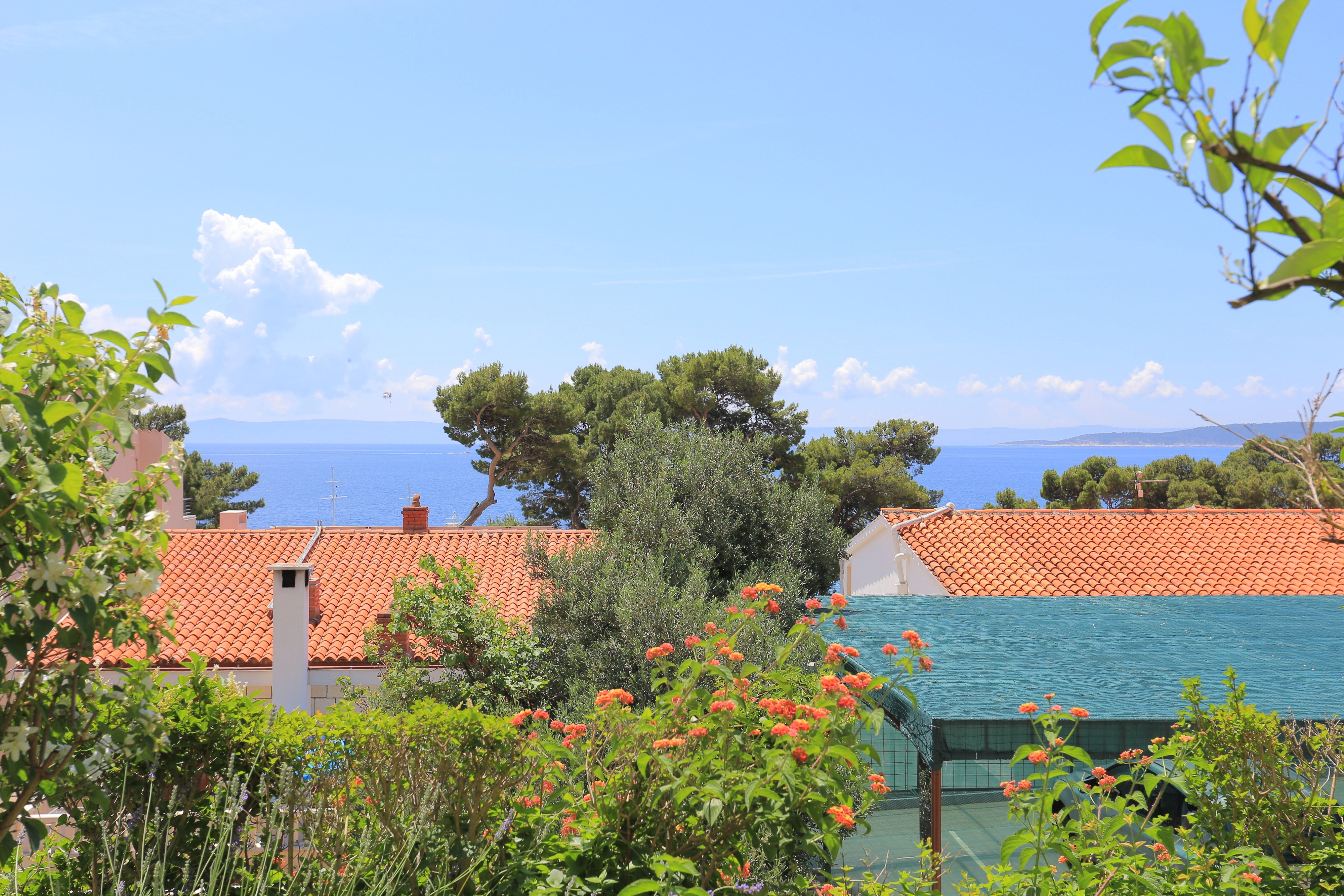 Three bedroom apartment with terrace and sea view Brela, Makarska  A-a