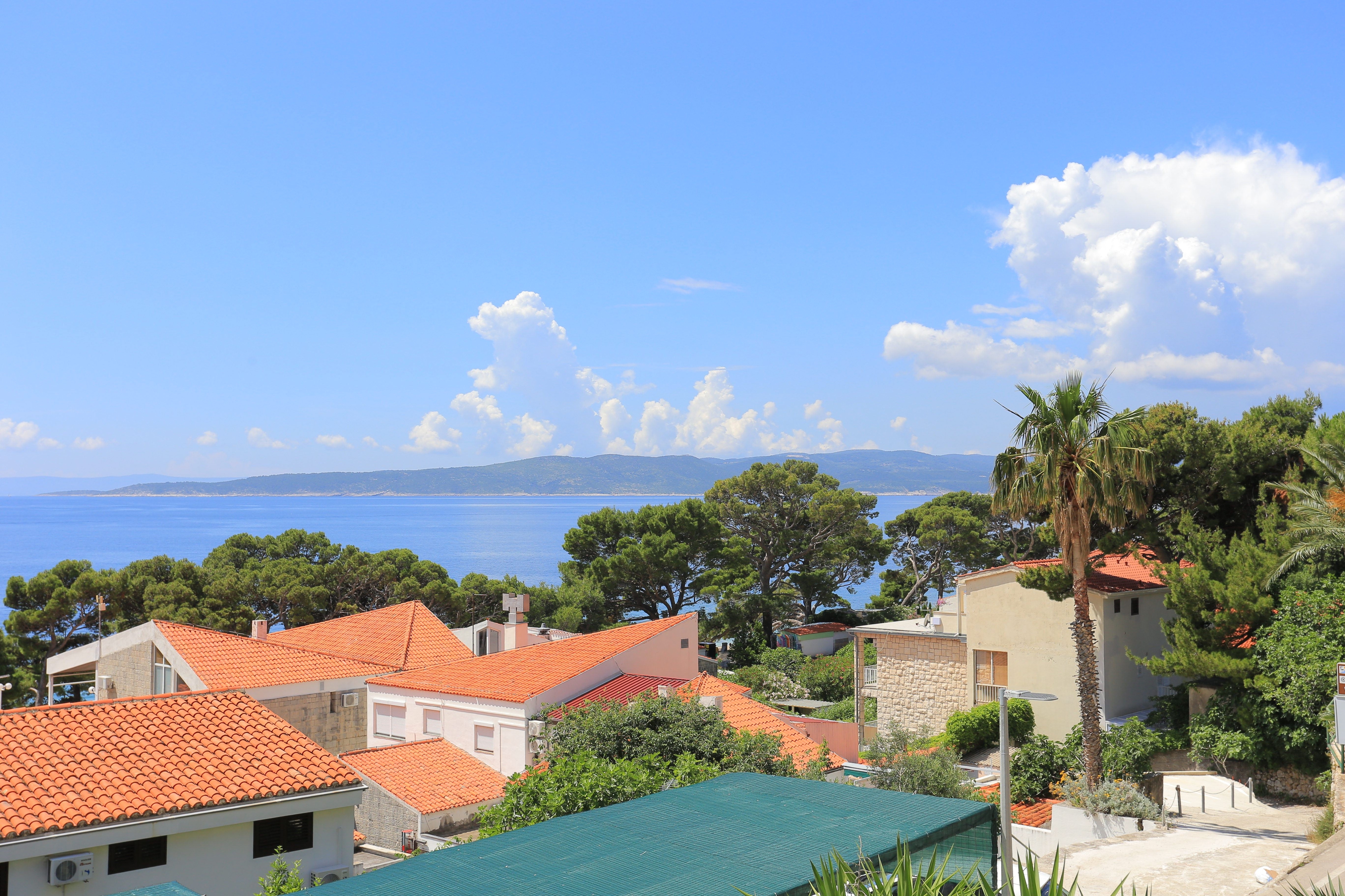 Two bedroom apartment with terrace and sea view Brela, Makarska  A-b
