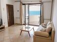 Prigradica, Living room in the apartment, air condition available and WiFi.