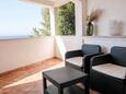 Prigradica, Терраса в размещении типа apartment, с видом на море и WiFi.