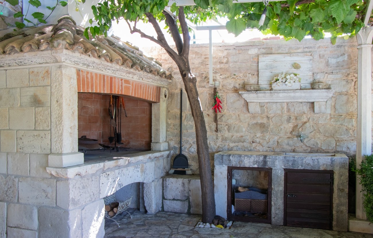 Comfortable and spacious house with terrace and sea view Orebić, Pelješac  K