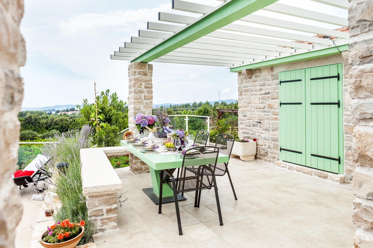 Comfortable and spacious house with terrace and sea view Orebić, Pelješac  K