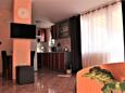 Krk, Living room in the apartment, air condition available, (pet friendly) and WiFi.