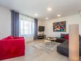 Vantačići, Гостиная в размещении типа apartment, доступный кондиционер.