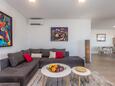 Vantačići, Гостиная в размещении типа apartment, доступный кондиционер.