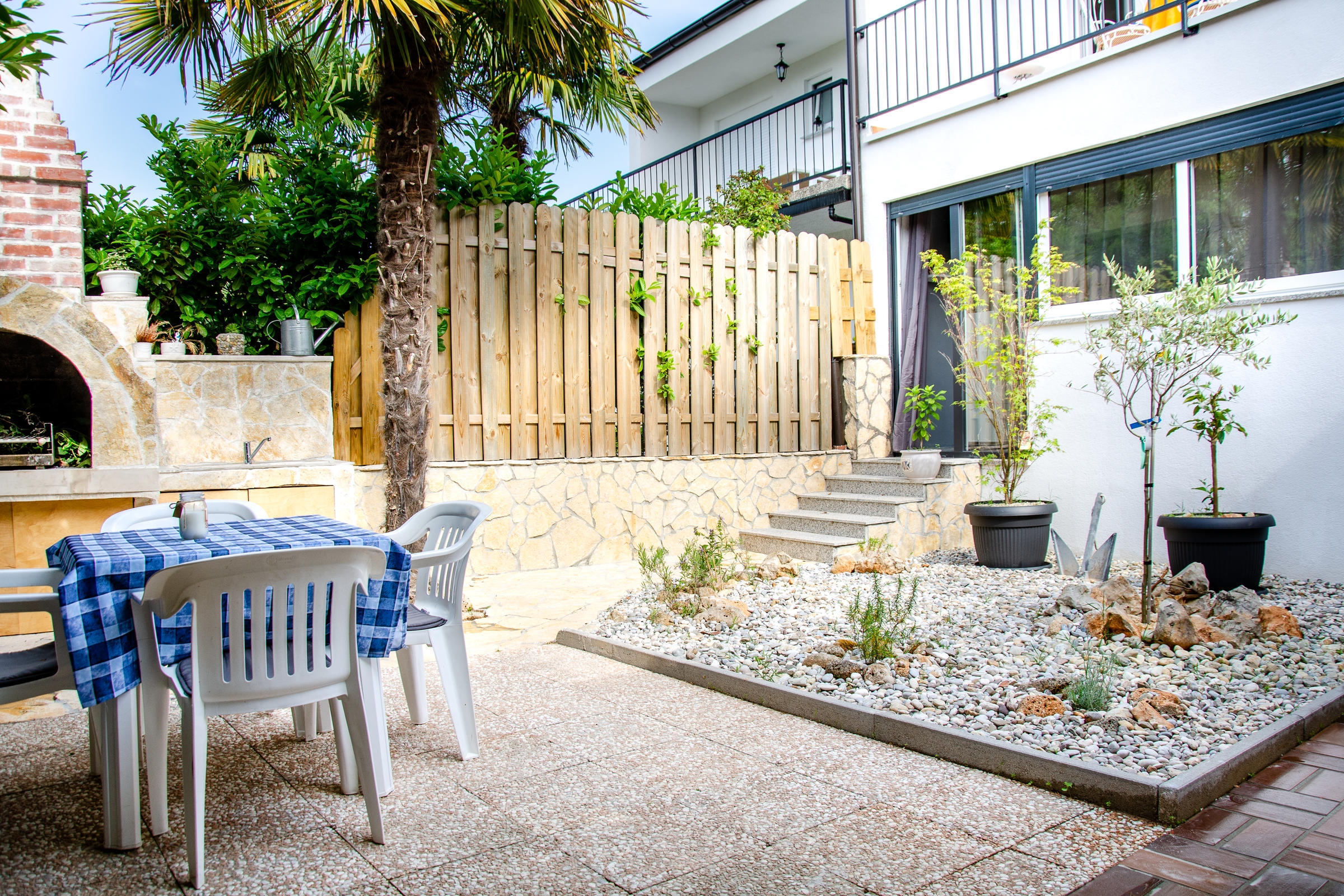 Two bedroom apartment with terrace Malinska, Krk  A-a