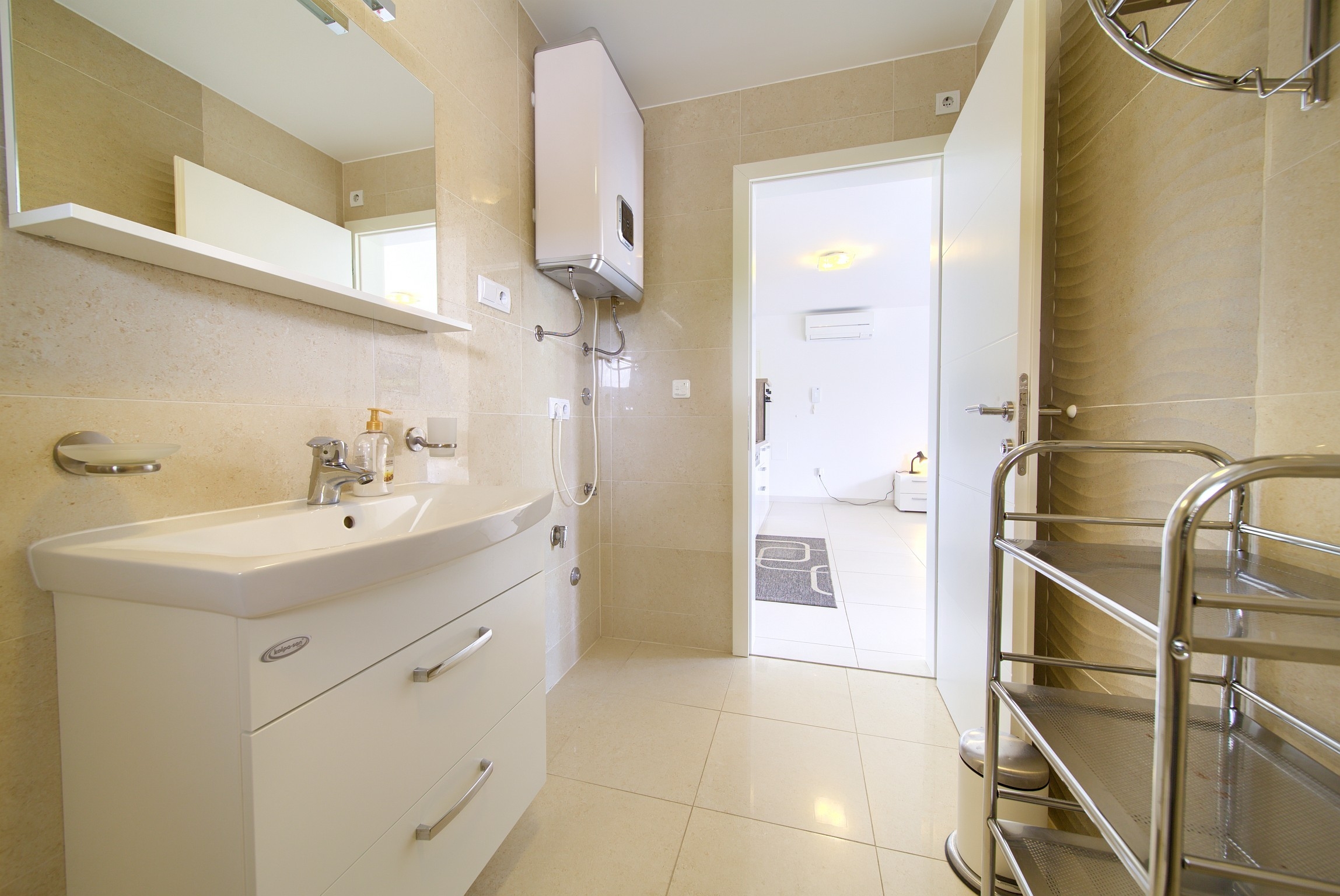One bedroom apartment with terrace Vantačići, Krk  A-a
