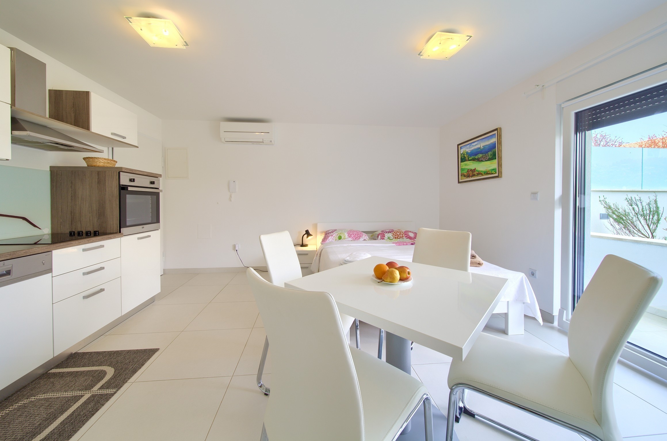 One bedroom apartment with terrace Vantačići, Krk  A-a