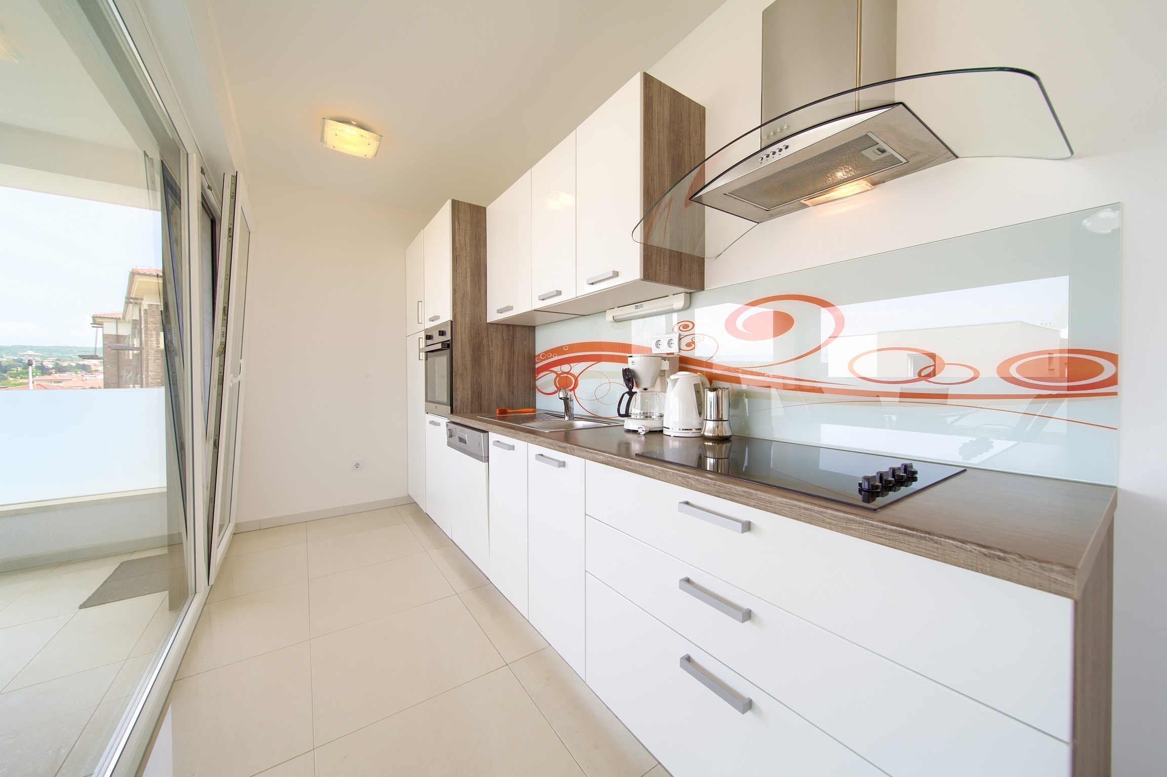 Two bedroom apartment with terrace Vantačići, Krk  A-b