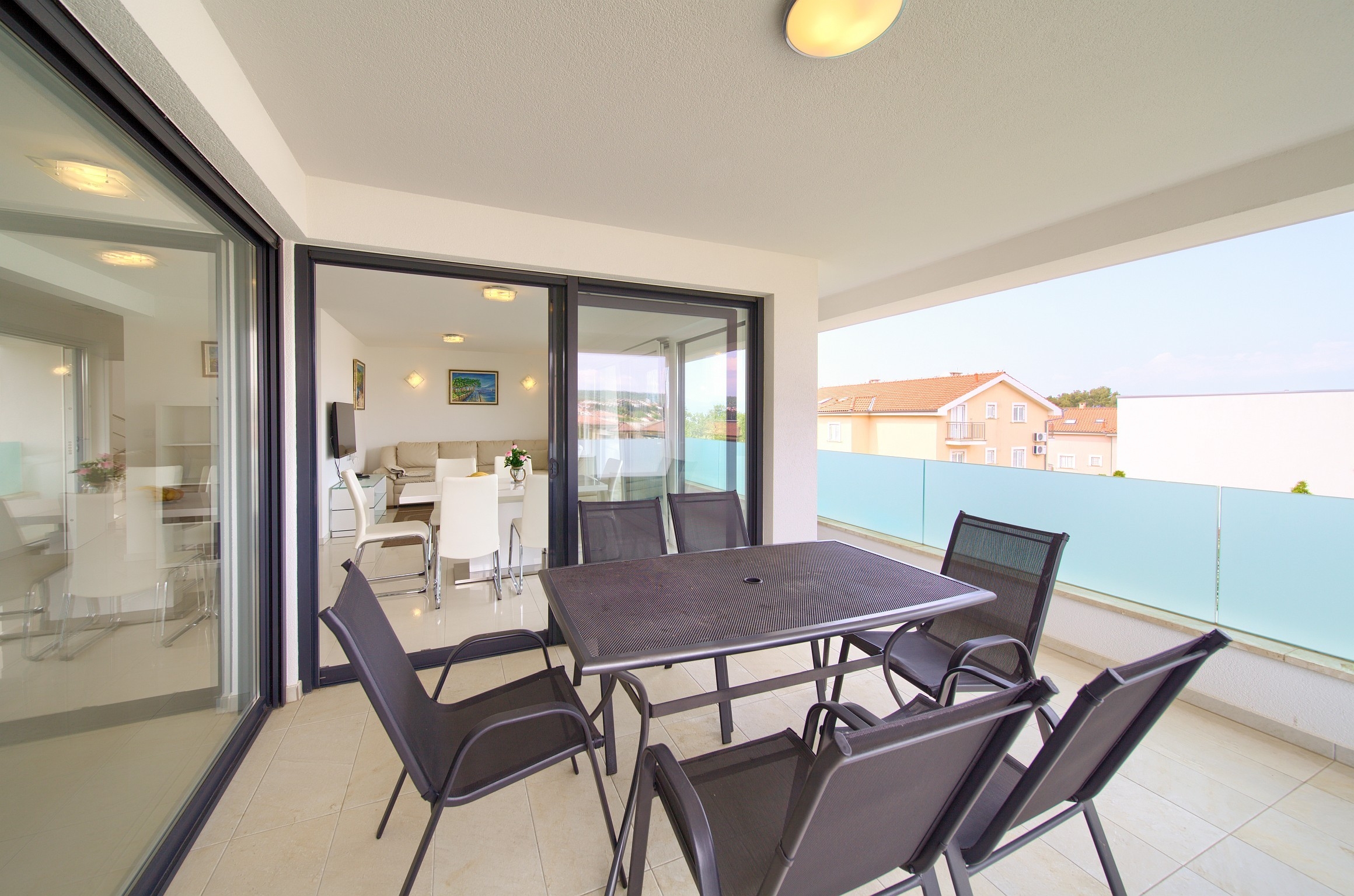 Two bedroom apartment with terrace Vantačići, Krk  A-b