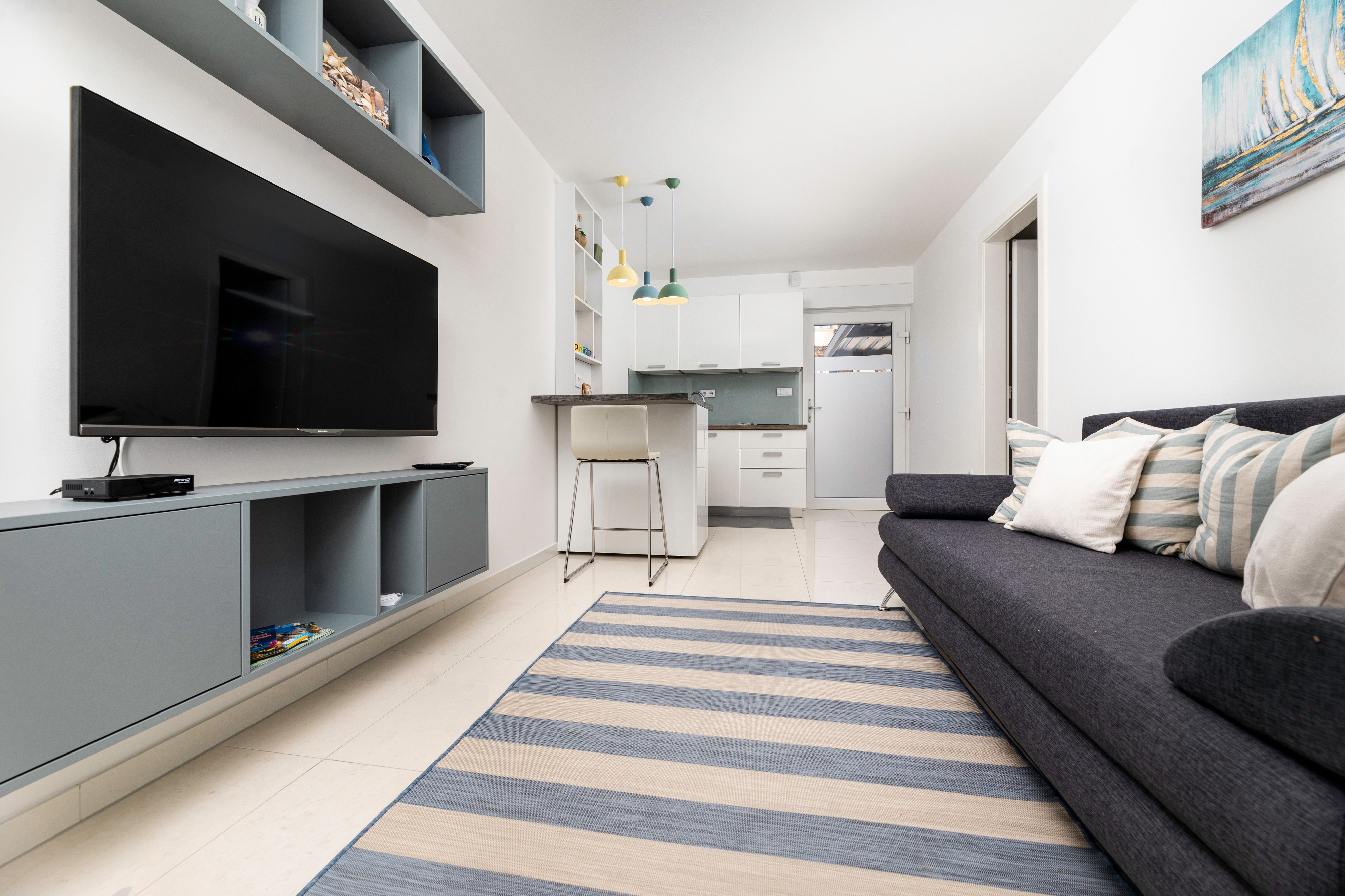 One bedroom apartment with terrace Vantačići, Krk  A-c