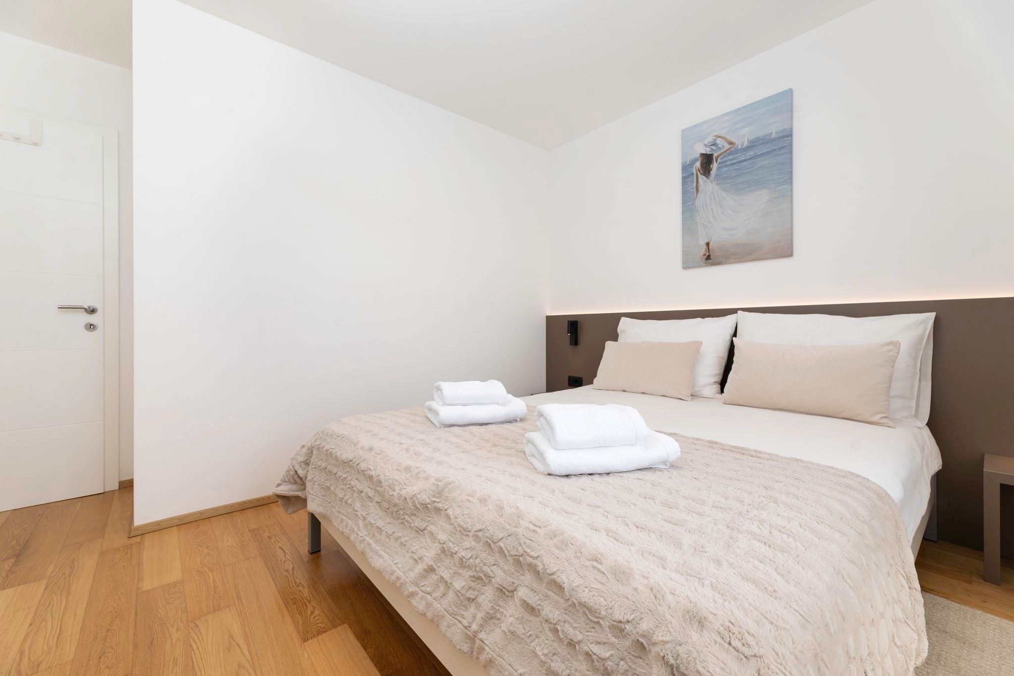 Two bedroom apartment with terrace and sea view Vantačići, Krk  A-d