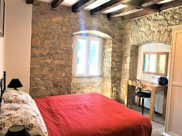 Poreč, Spalnica v nastanitvi vrste room, dostopna klima in WiFi.