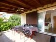 Gradina, Terrace in the apartment, with a sea view and WiFi.