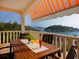 Gradina, Terrasse dans l’hébergement en type apartment, avec la vue sur la mer et WiFi.