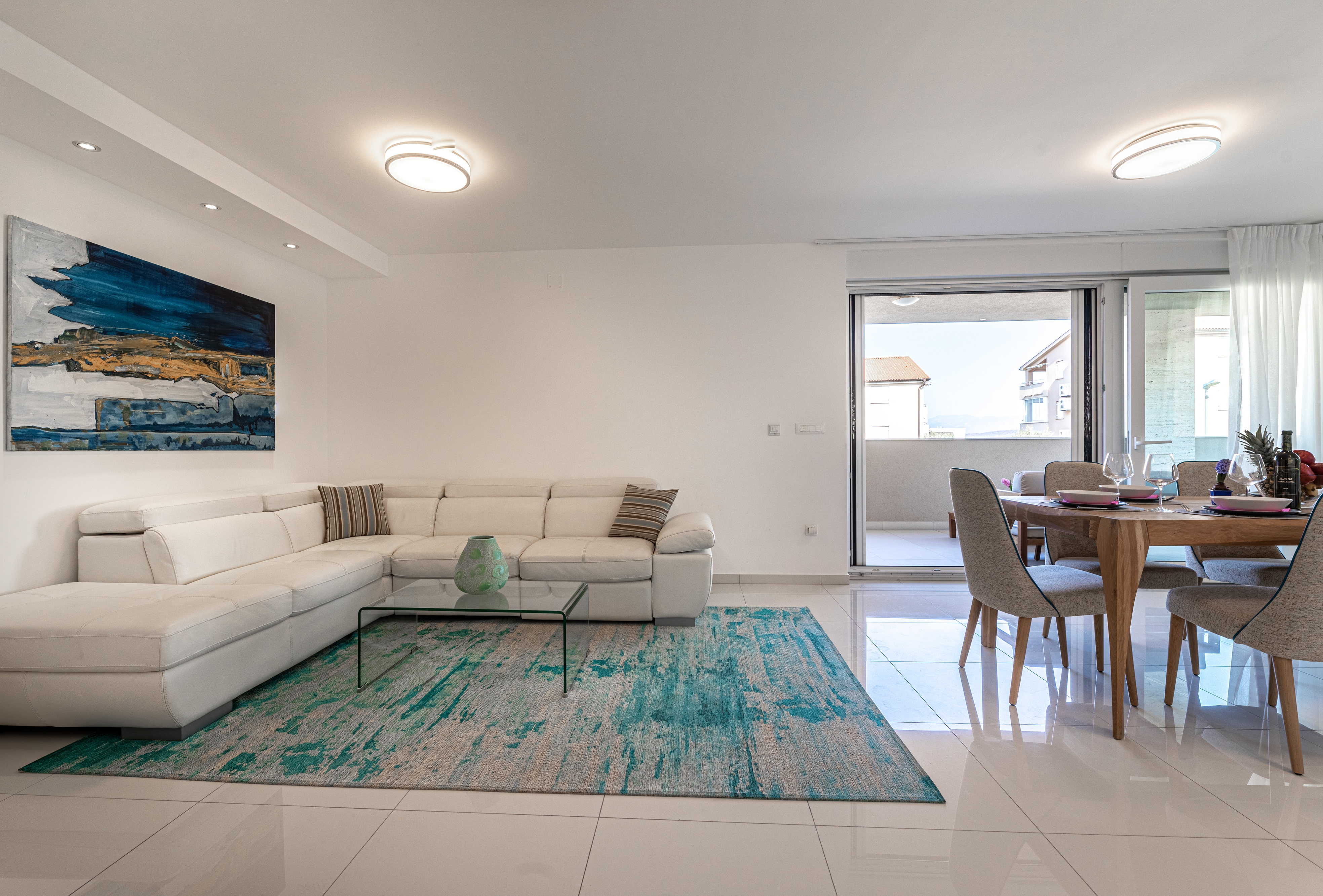 Three bedroom apartment with balcony Vantačići, Krk  A-a