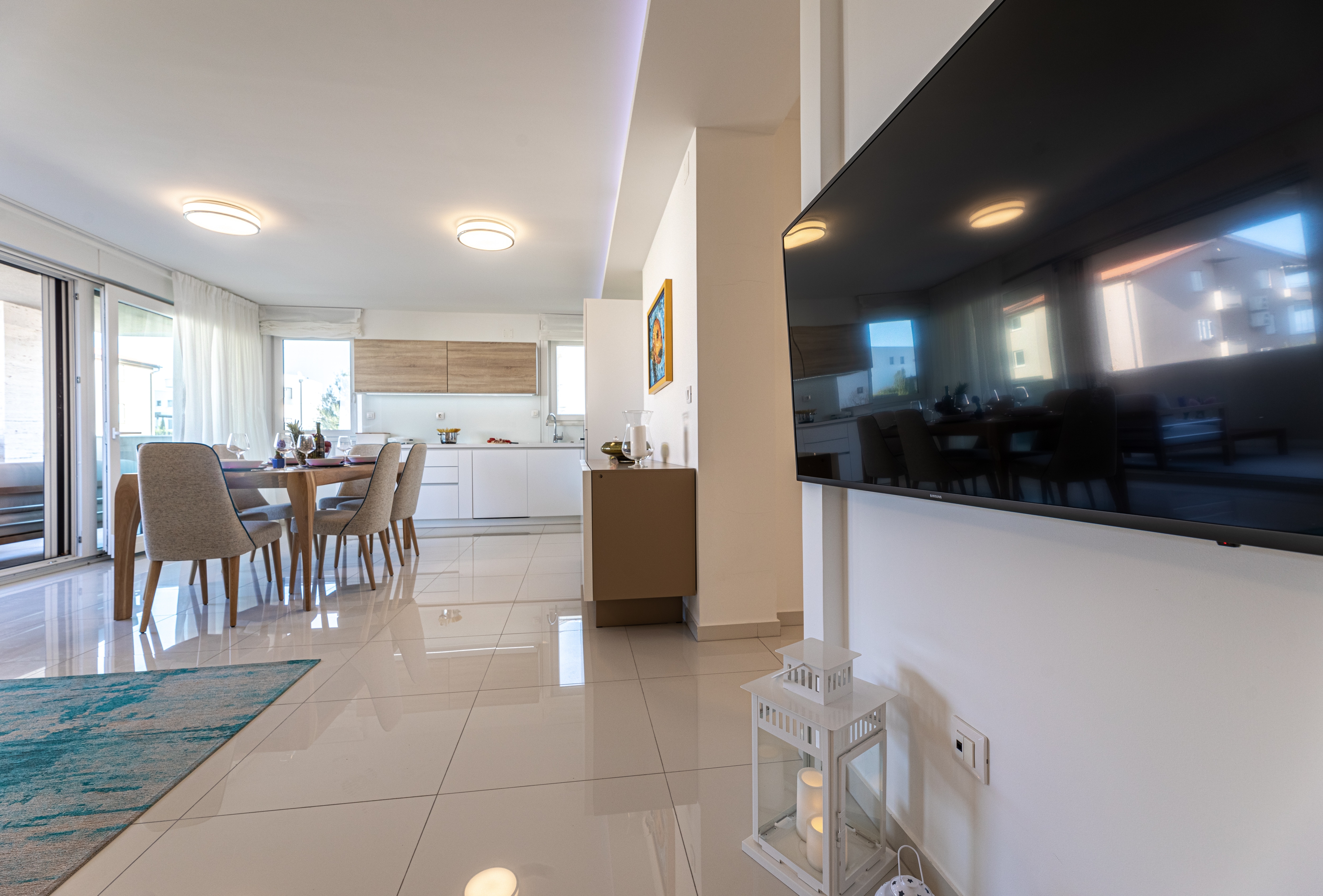 Three bedroom apartment with balcony Vantačići, Krk  A-a