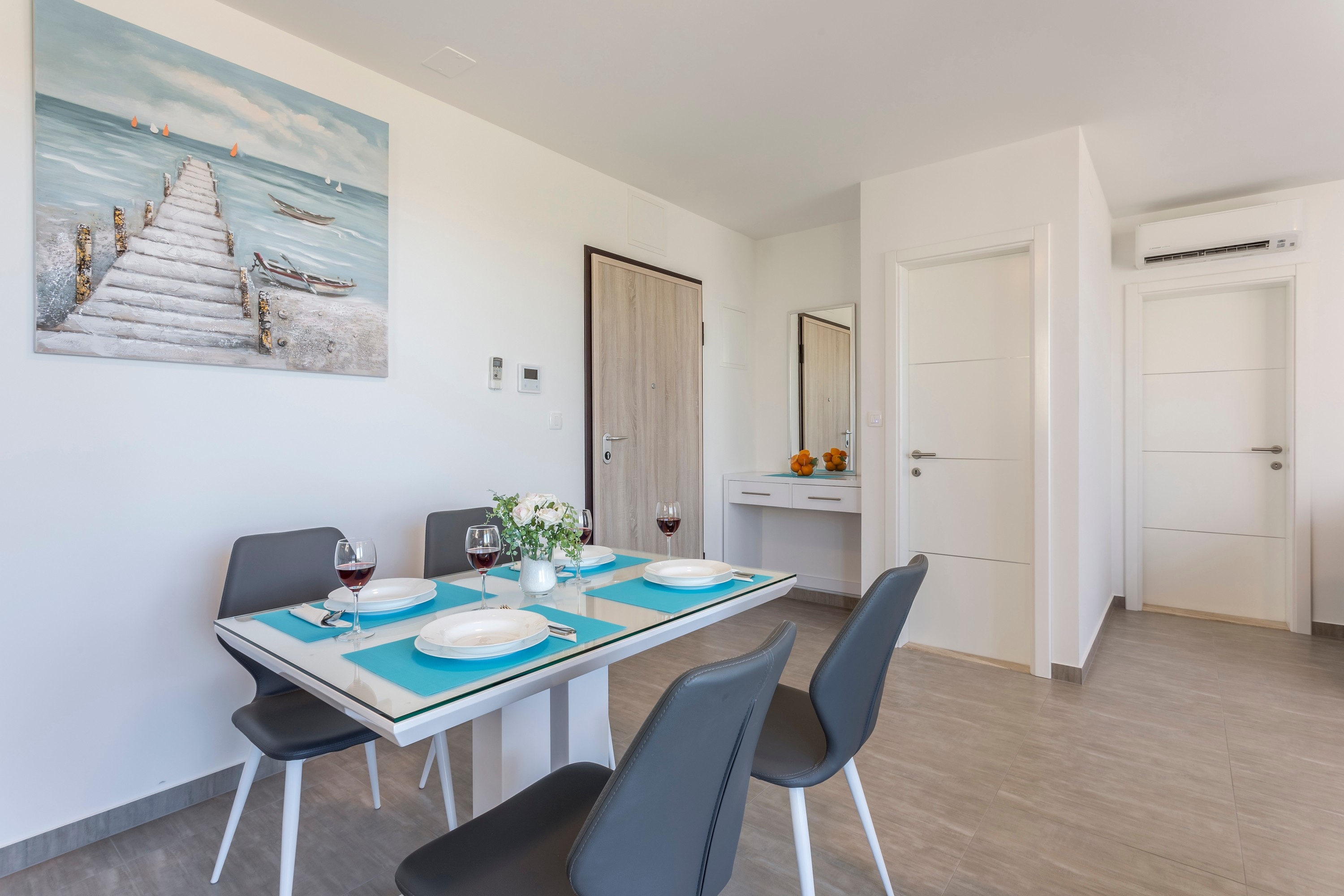 One bedroom apartment with balcony and sea view Podstrana, Split  A-b