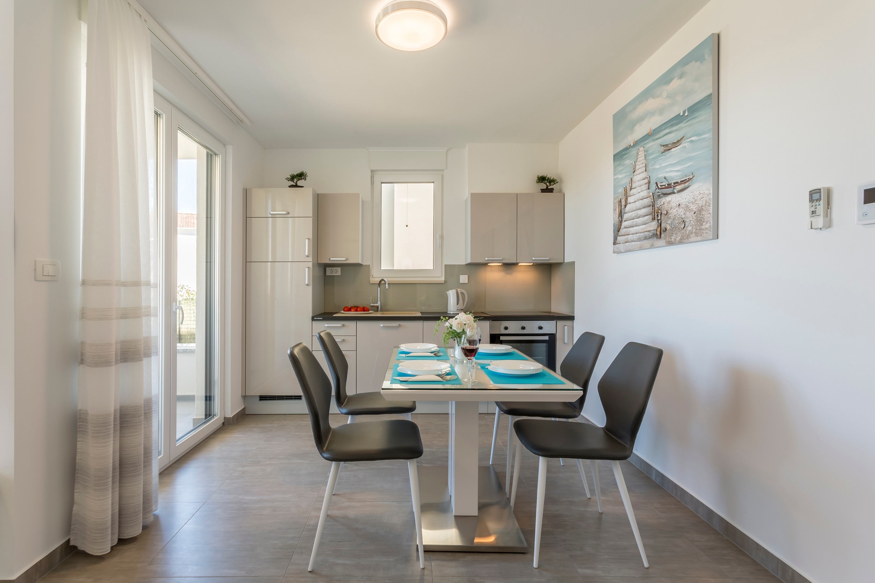 One bedroom apartment with balcony and sea view Podstrana, Split  A-b