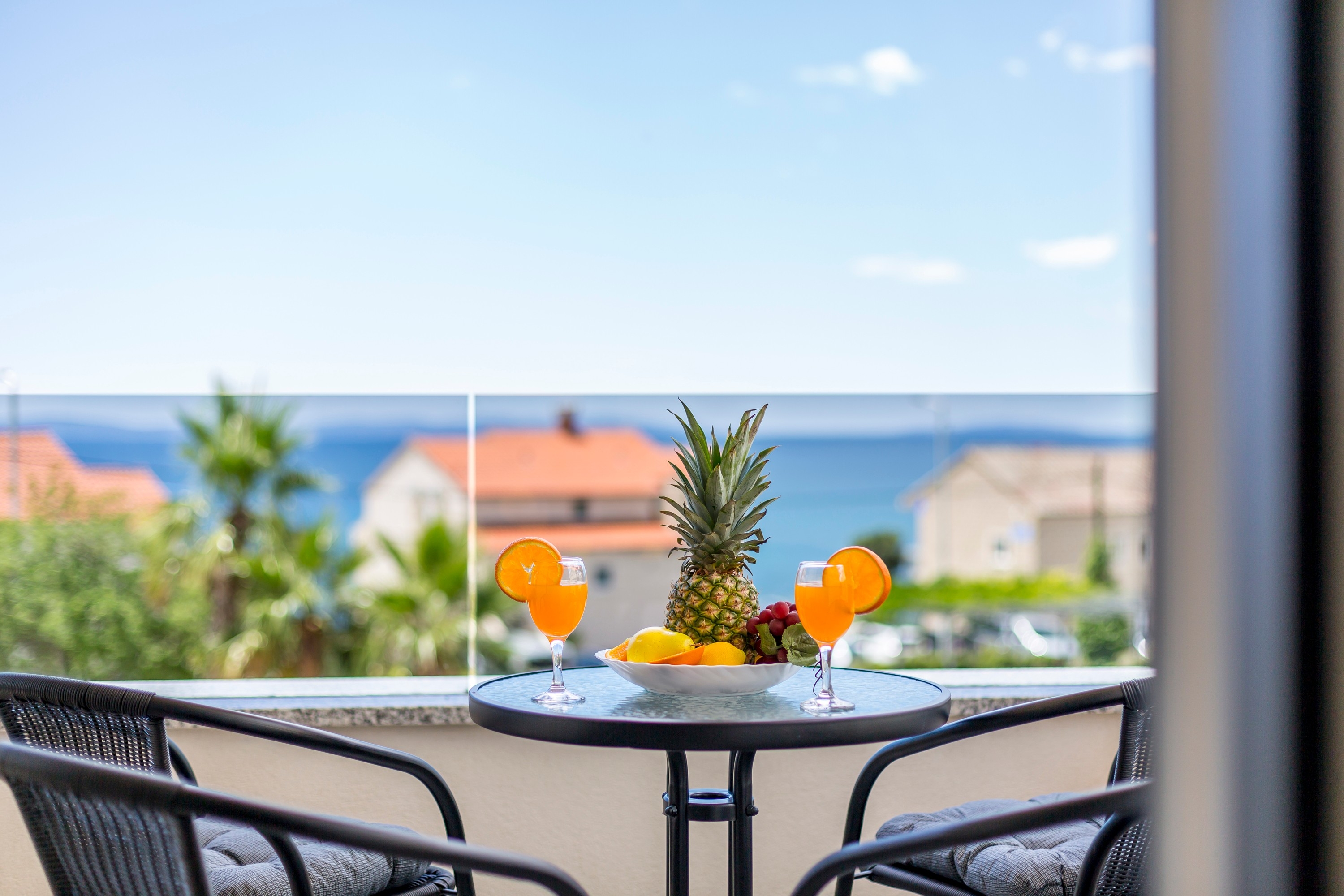 One bedroom apartment with balcony and sea view Podstrana, Split  A-c