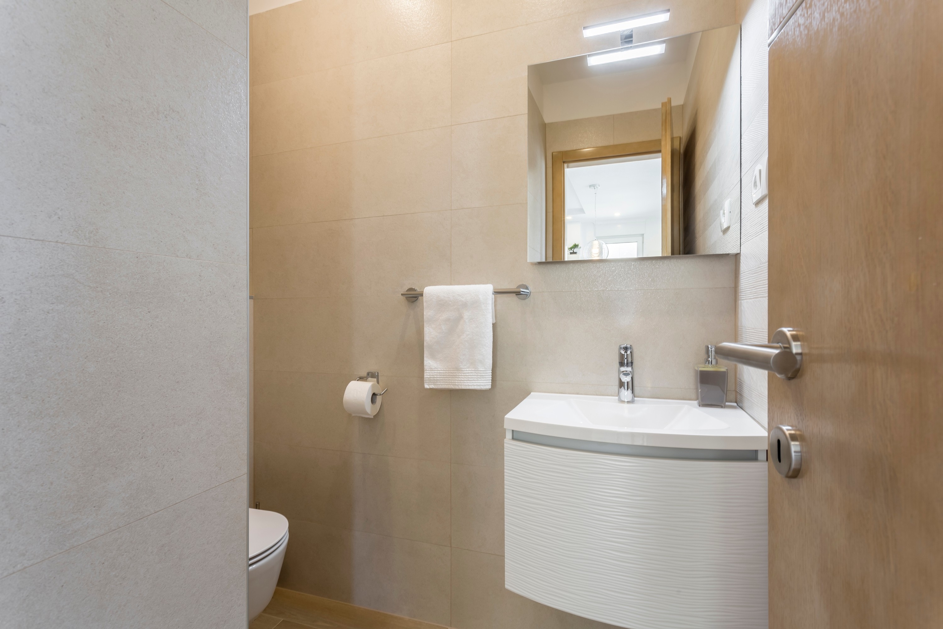 One bedroom apartment with balcony and sea view Podstrana, Split  A-c