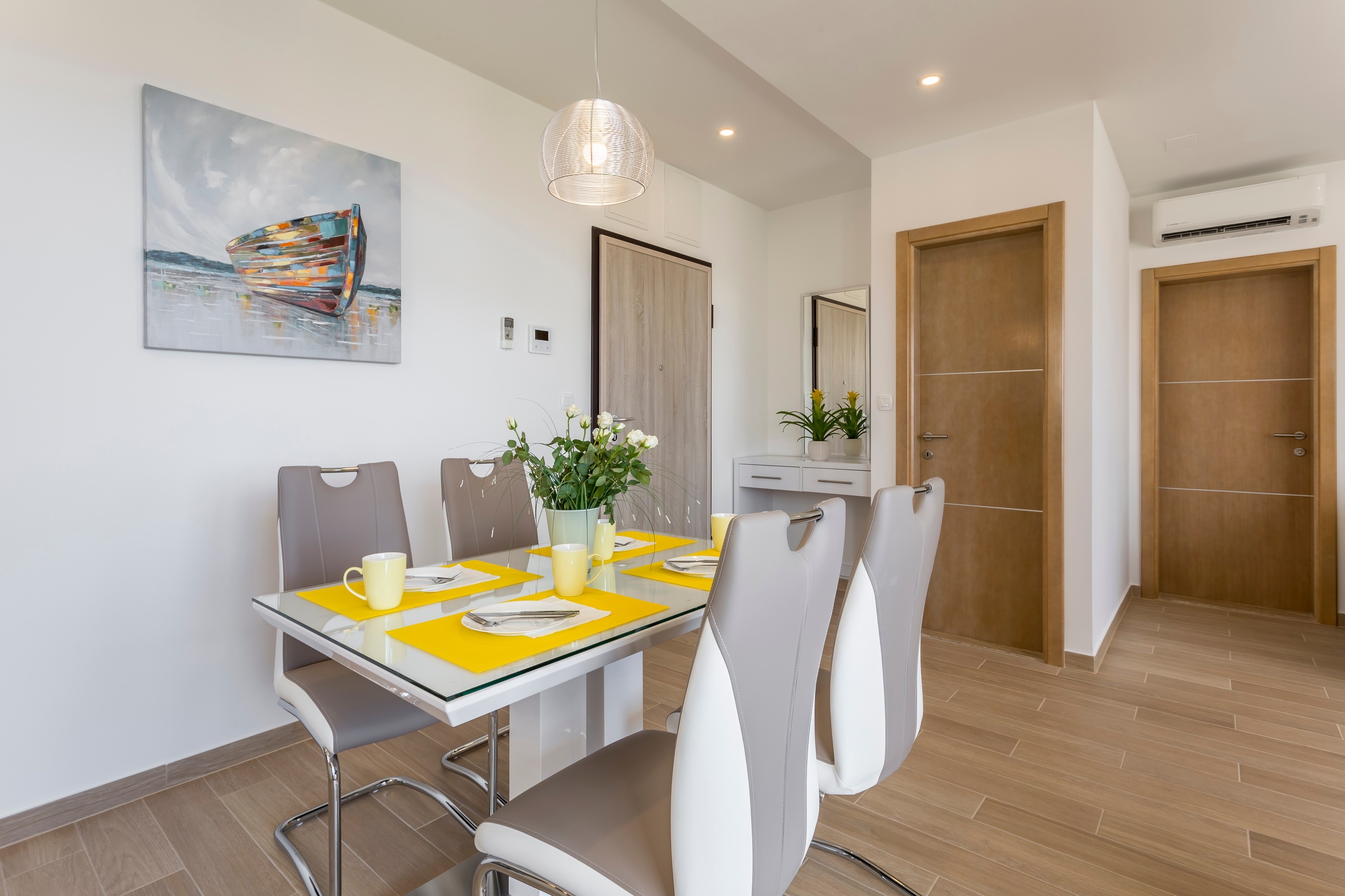 One bedroom apartment with balcony and sea view Podstrana, Split  A-c