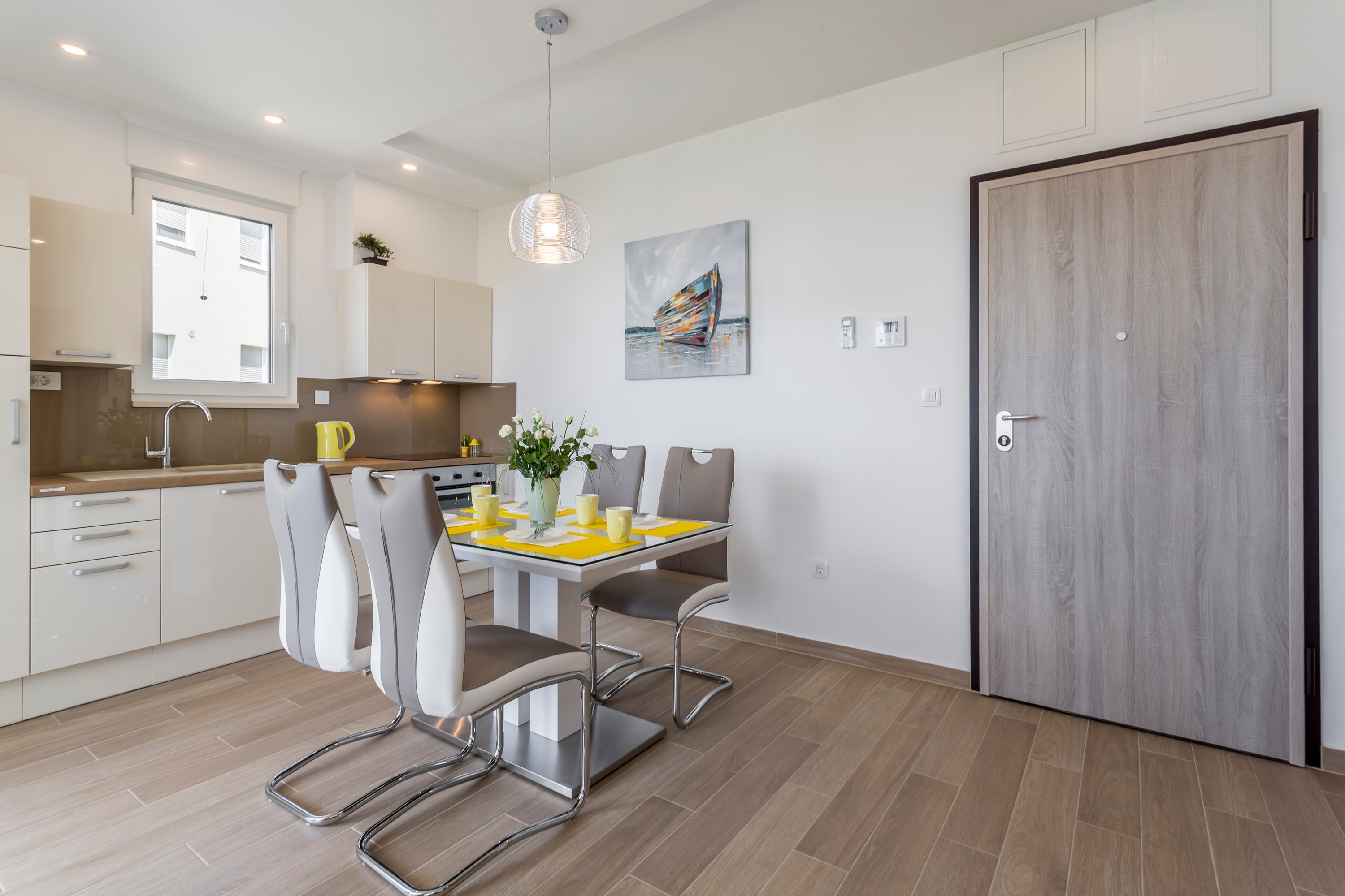 One bedroom apartment with balcony and sea view Podstrana, Split  A-c