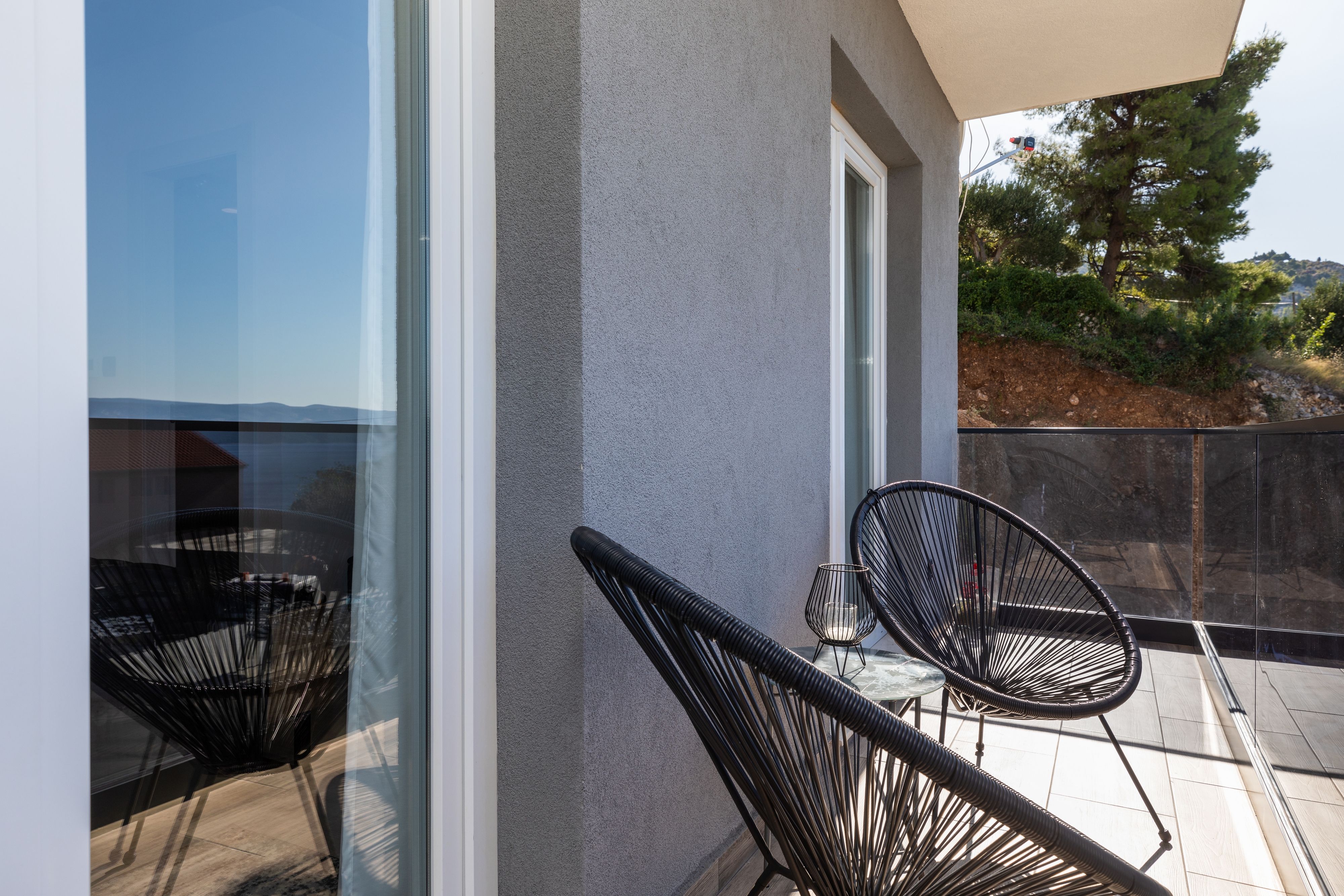 Two bedroom apartment with terrace and sea view Omiš  A-a