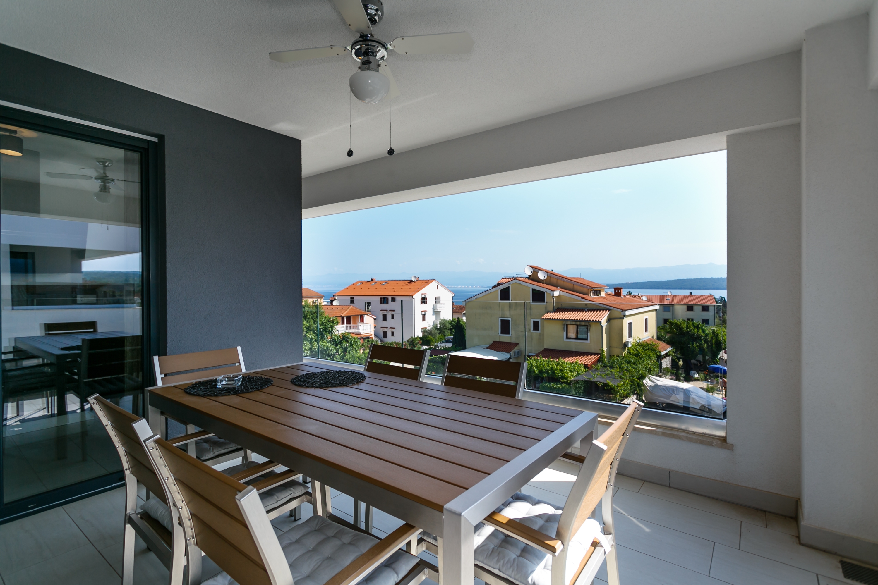 Two bedroom apartment with terrace Vantačići, Krk  A-a