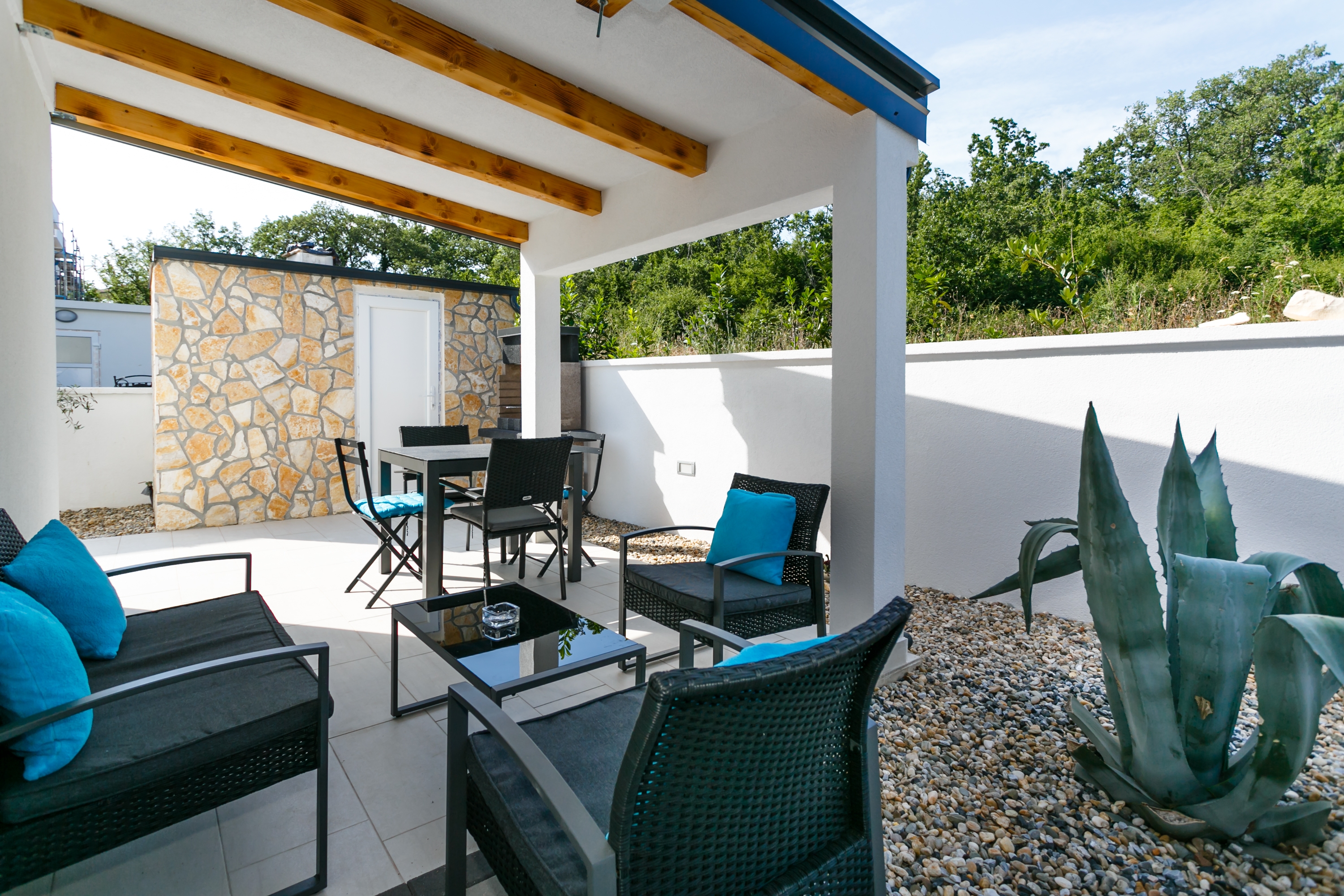 One bedroom apartment with terrace Vantačići, Krk (A-20707-b)