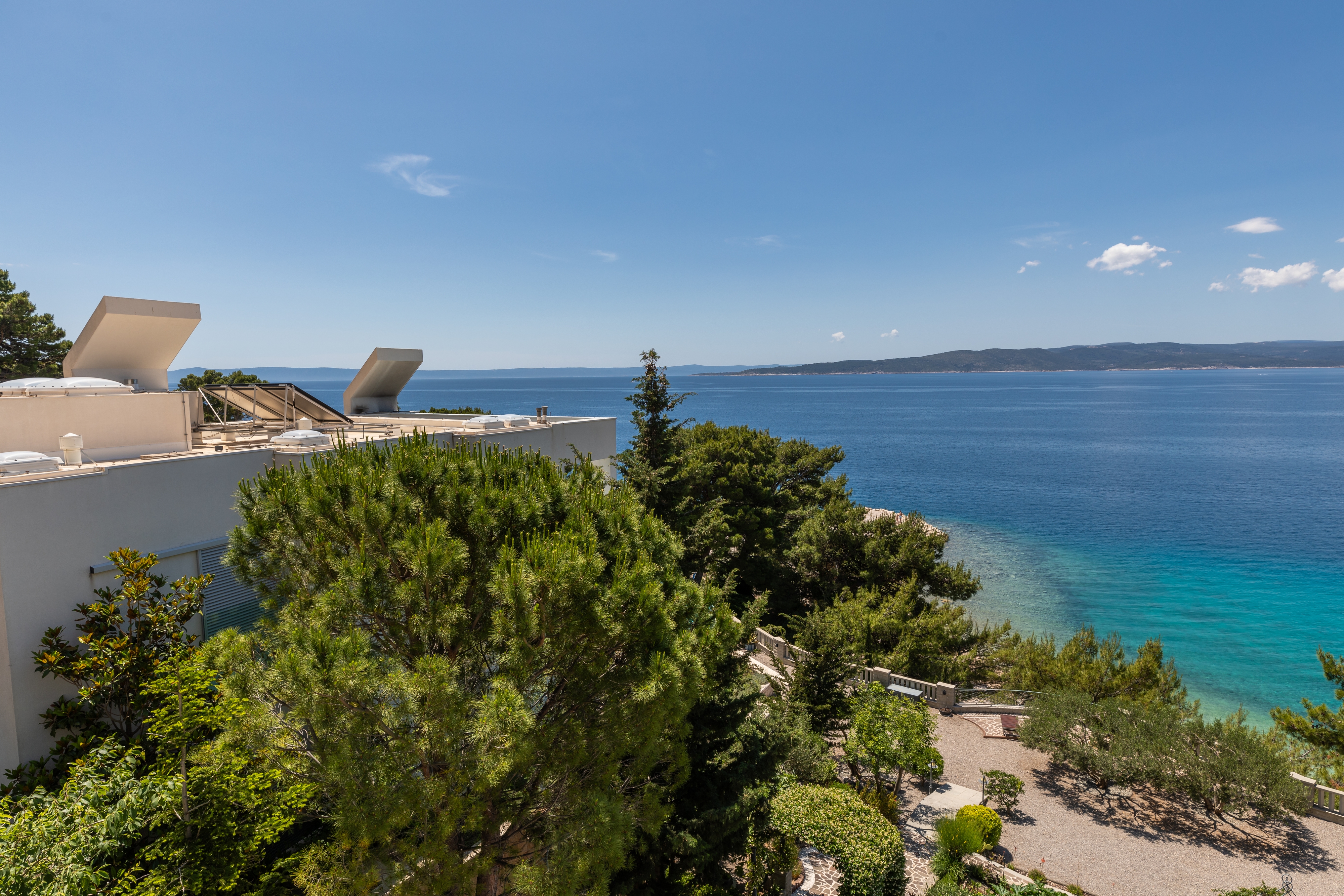 One bedroom apartment with balcony and sea view Brela, Makarska  A-a