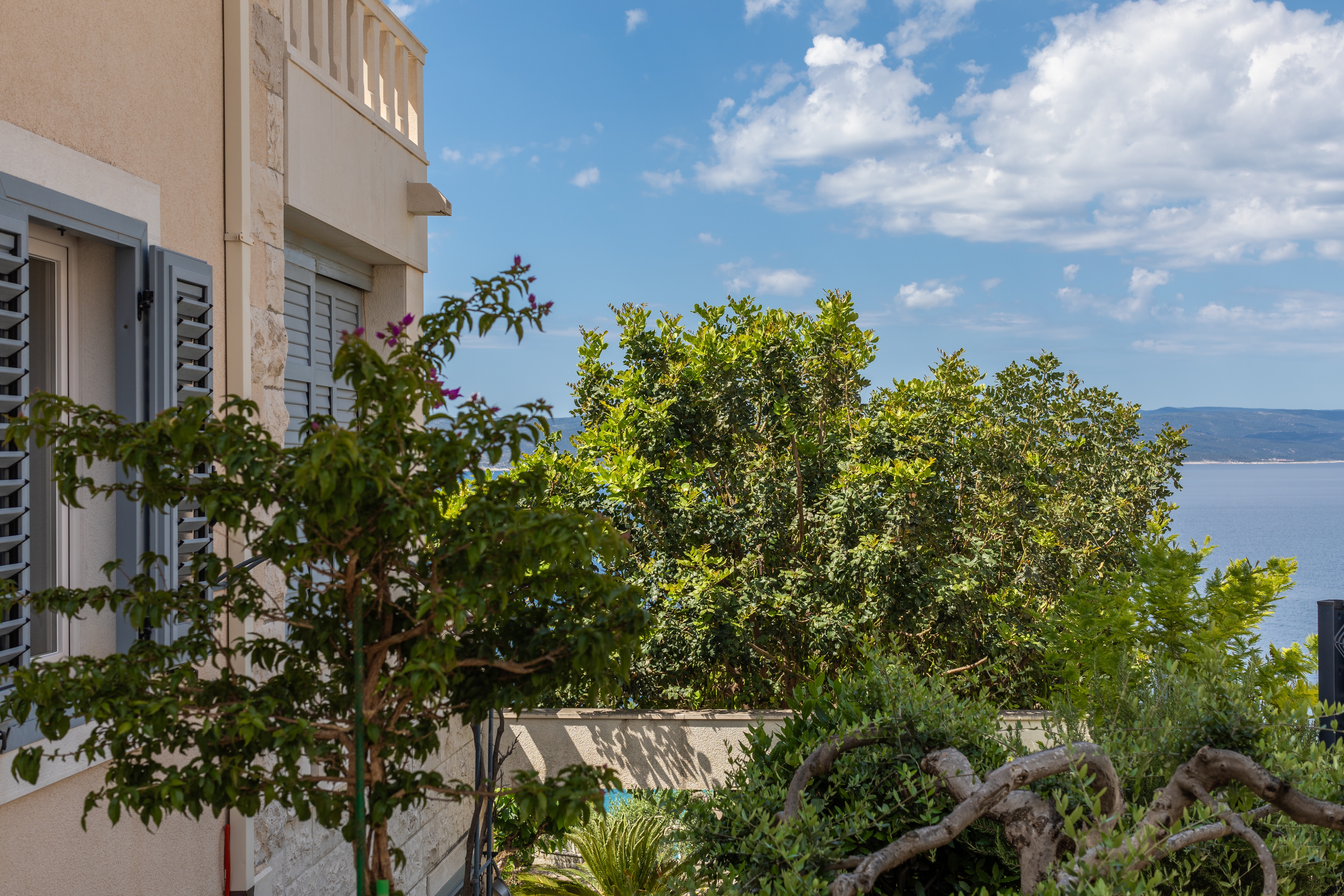 Two bedroom apartment with terrace and sea view Brela, Makarska  A-c