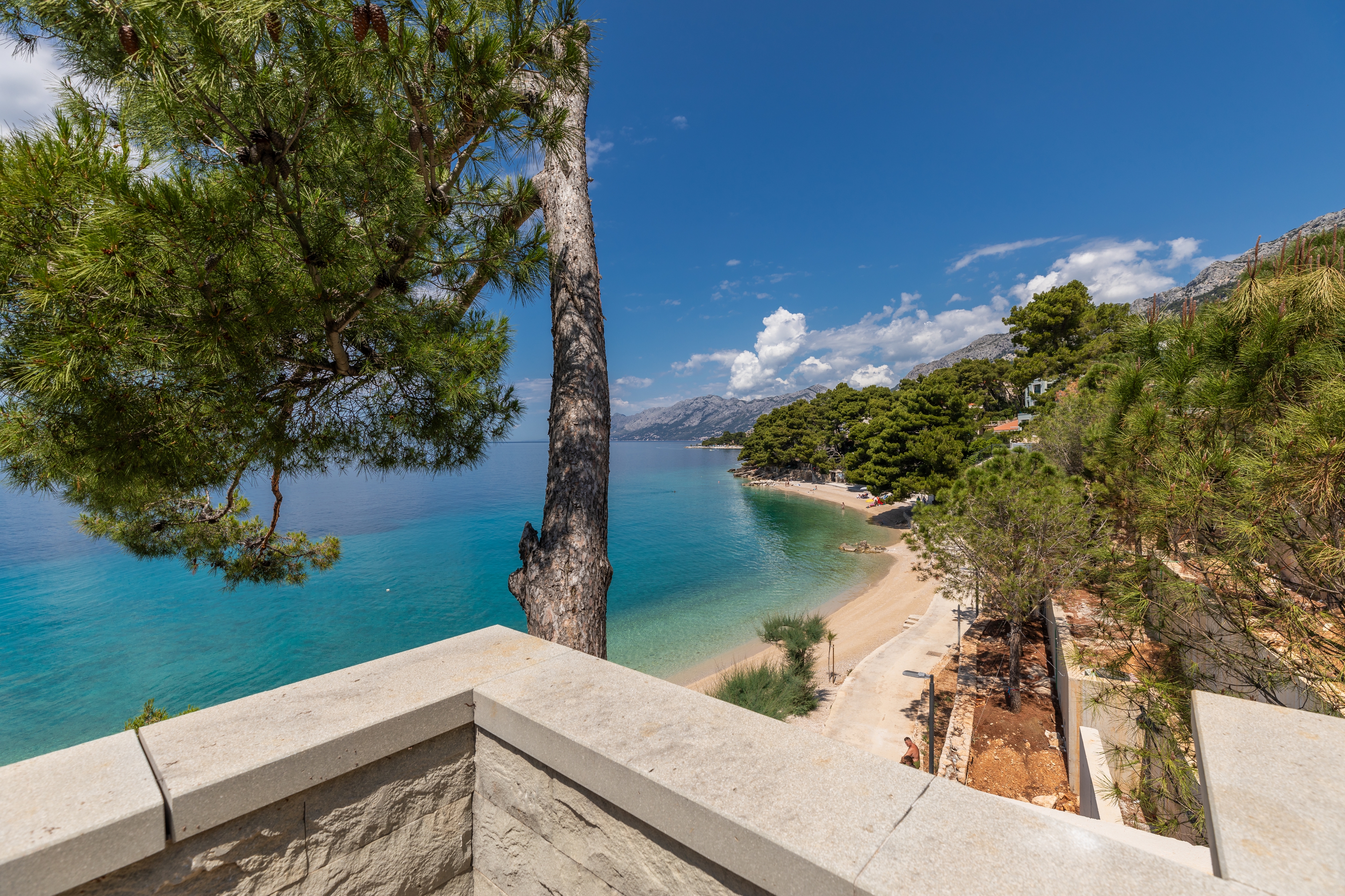 Two bedroom apartment with terrace and sea view Brela, Makarska (A-20708-c)