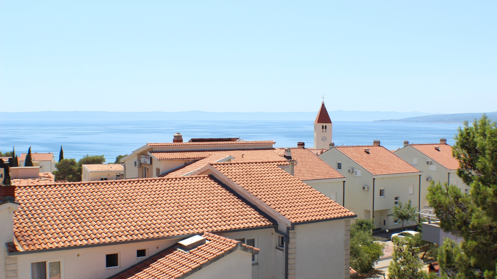 Two bedroom apartment with balcony and sea view Promajna, Makarska  A-l