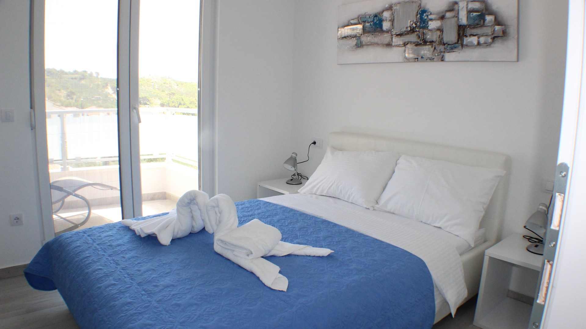 Two bedroom apartment with balcony and sea view Promajna, Makarska  A-l