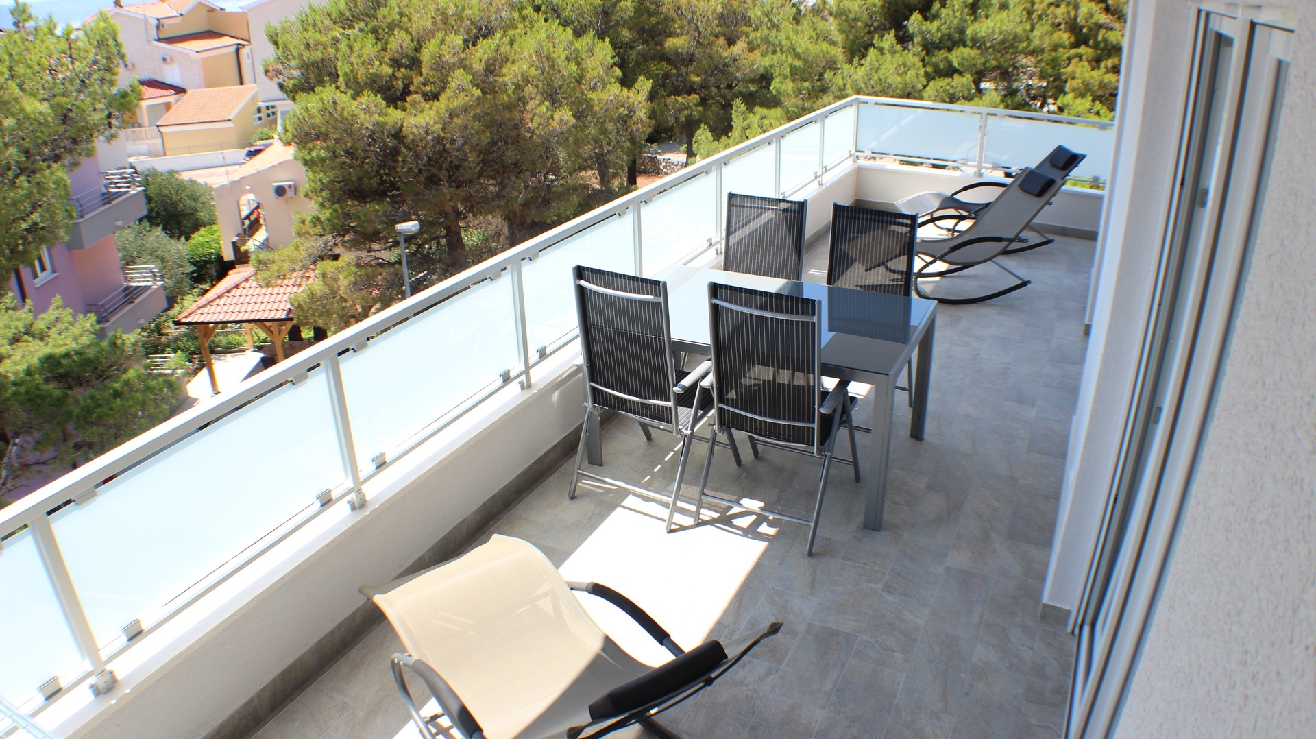 Two bedroom apartment with terrace and sea view Promajna, Makarska  A-m