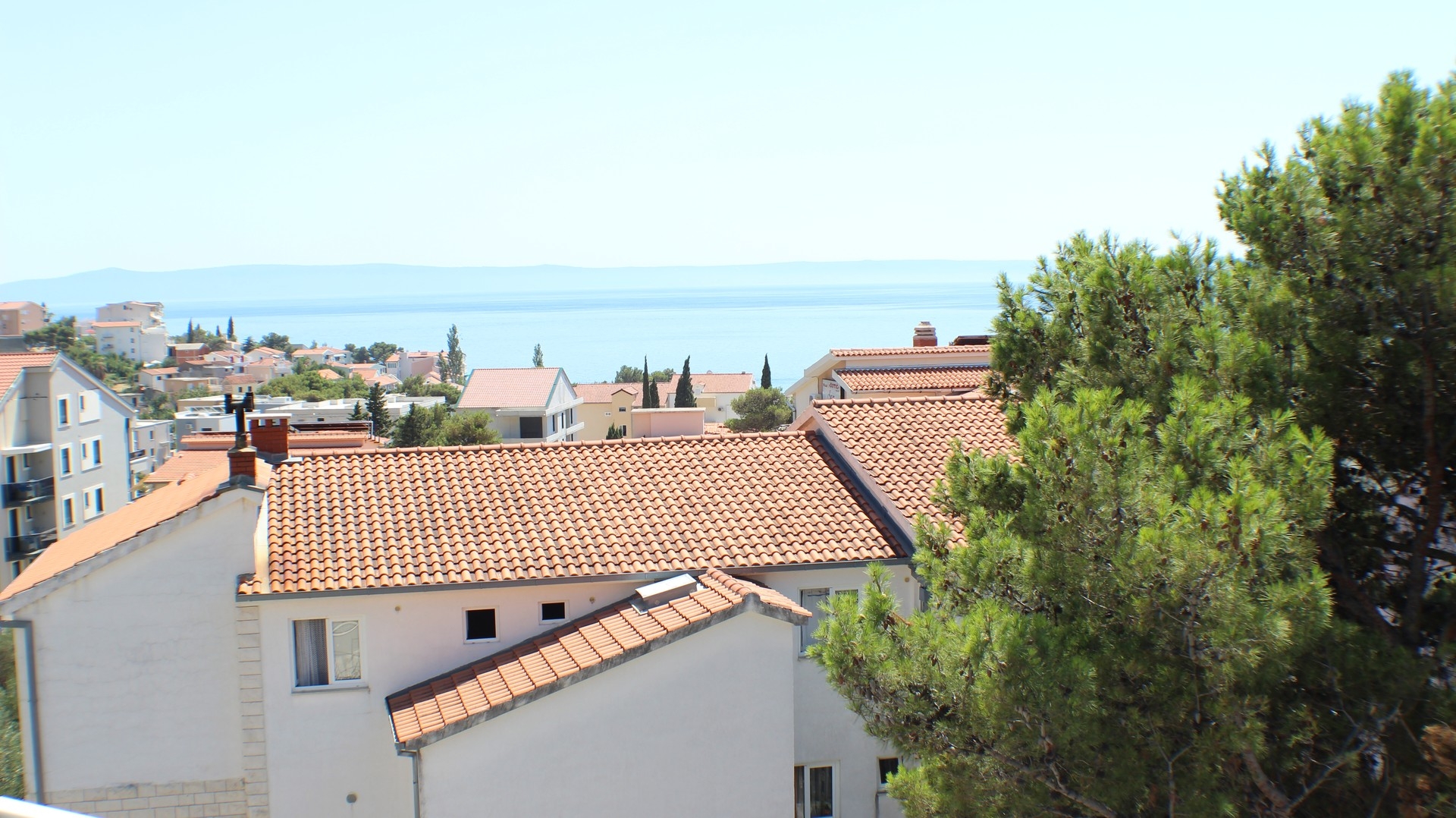 Two bedroom apartment with terrace and sea view Promajna, Makarska  A-m