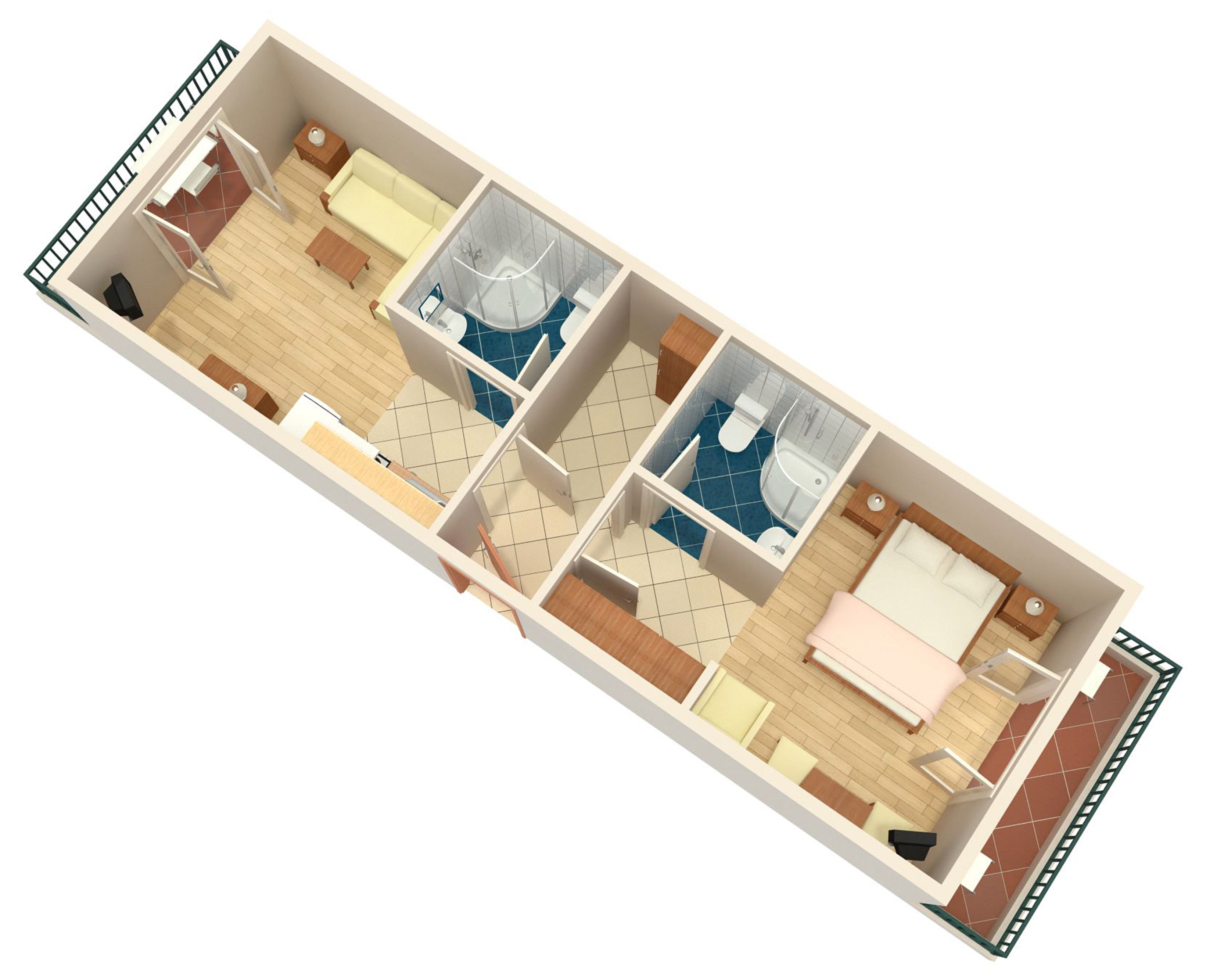 One bedroom apartment near beach Cove Pokrivenik, Hvar  A-g