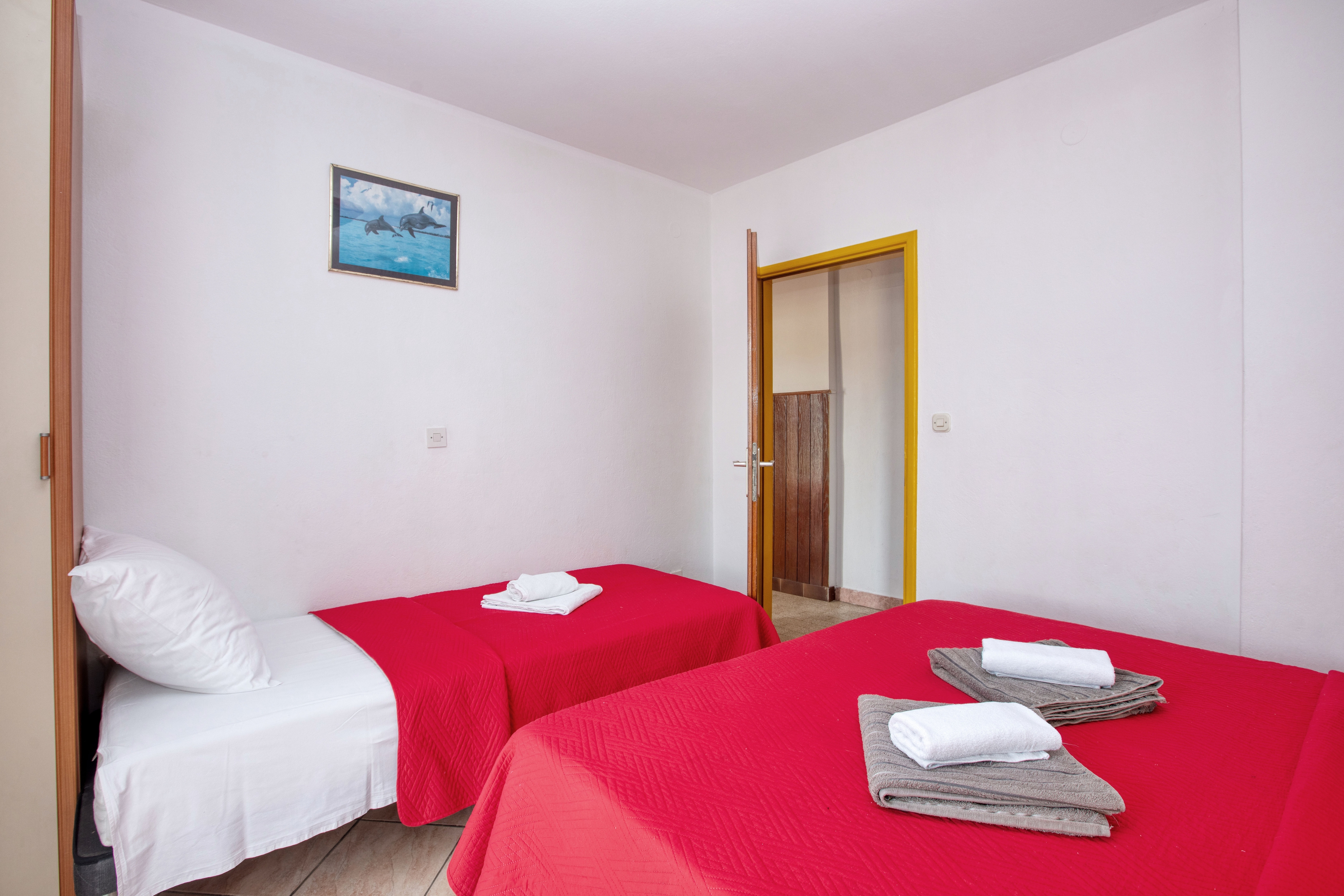 Two bedroom apartment with terrace and sea view Grebaštica, Šibenik  A-d