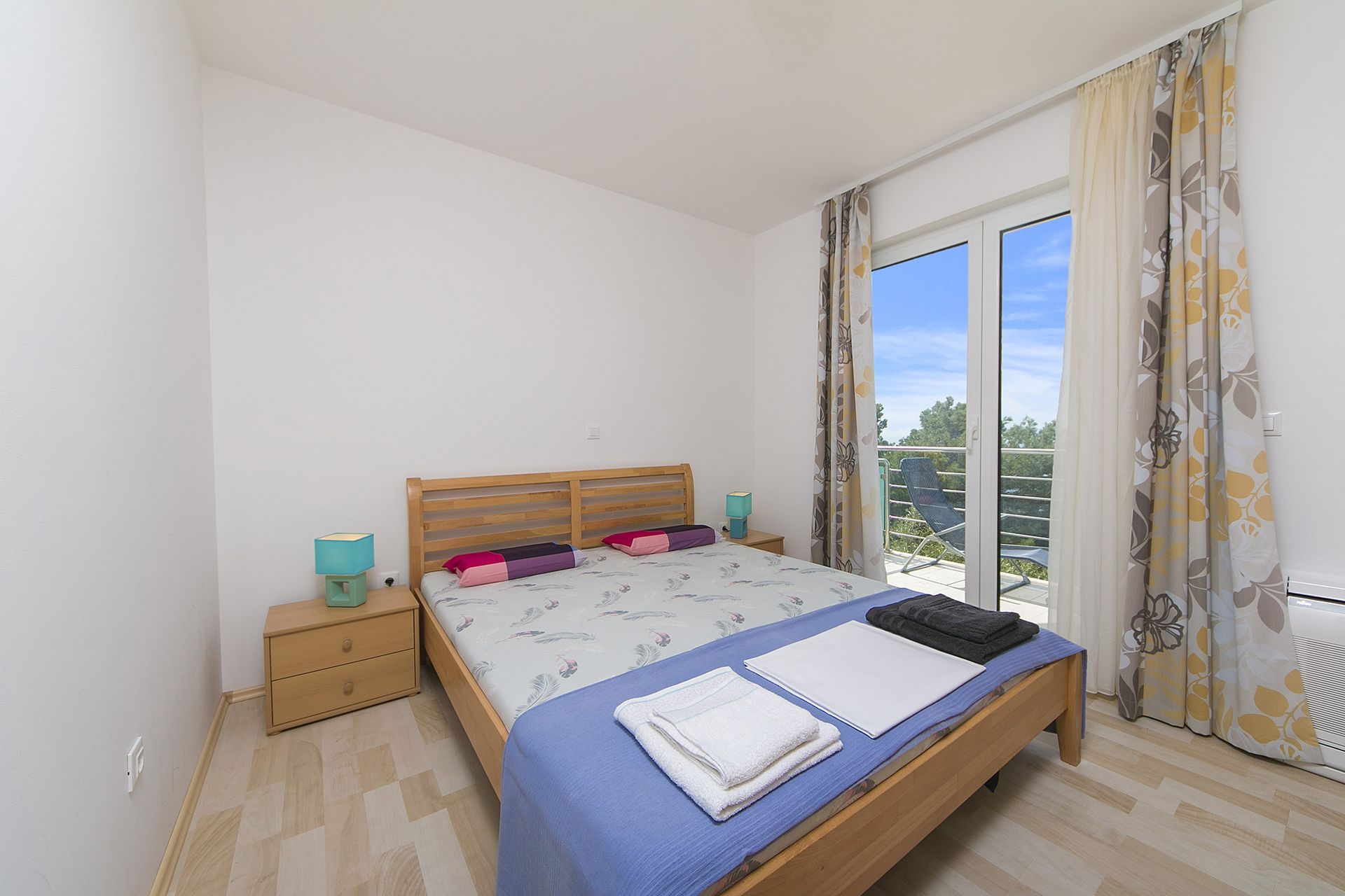 Two bedroom apartment with balcony and sea view Brela, Makarska  A-a