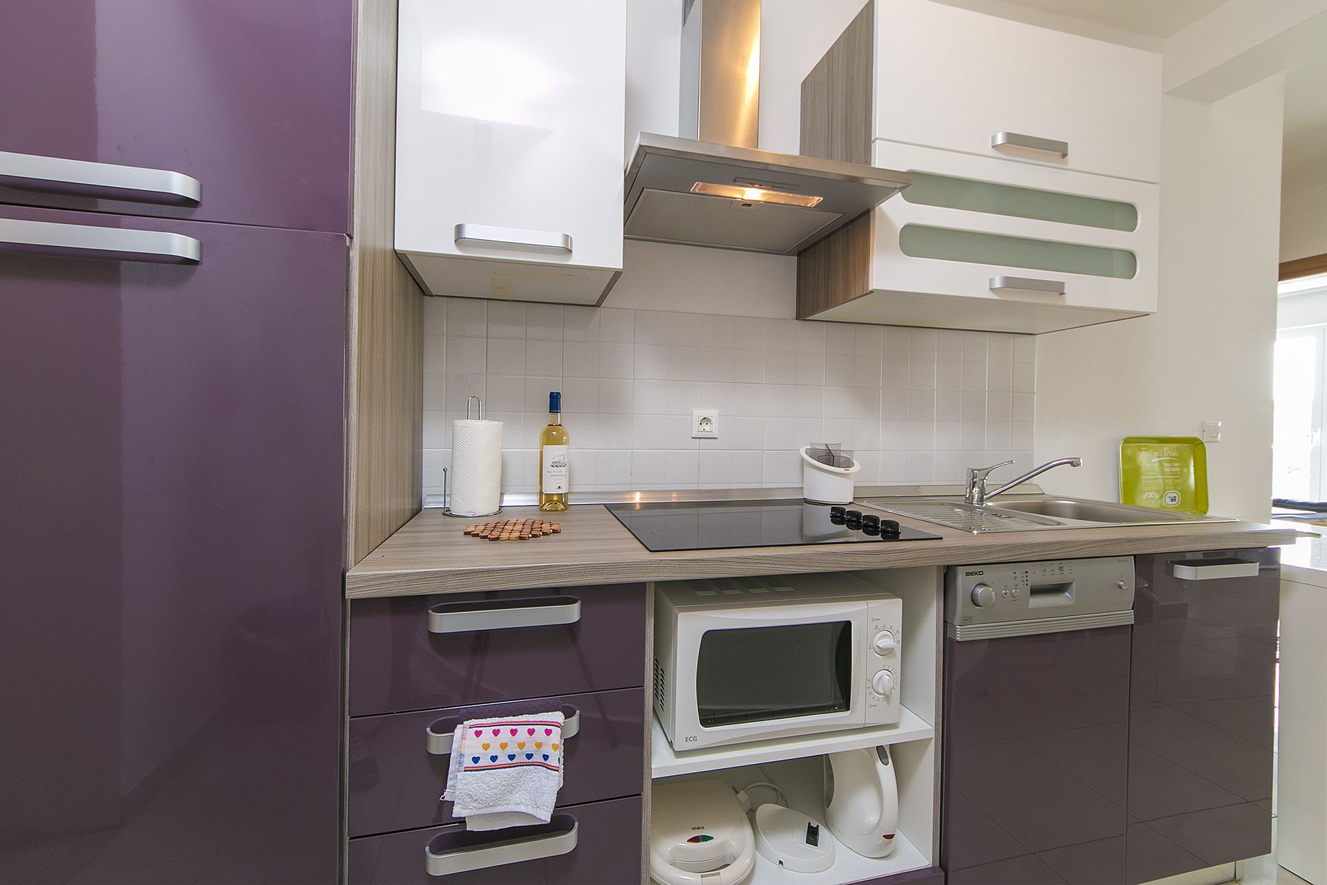 Two bedroom apartment with balcony and sea view Brela, Makarska  A-a
