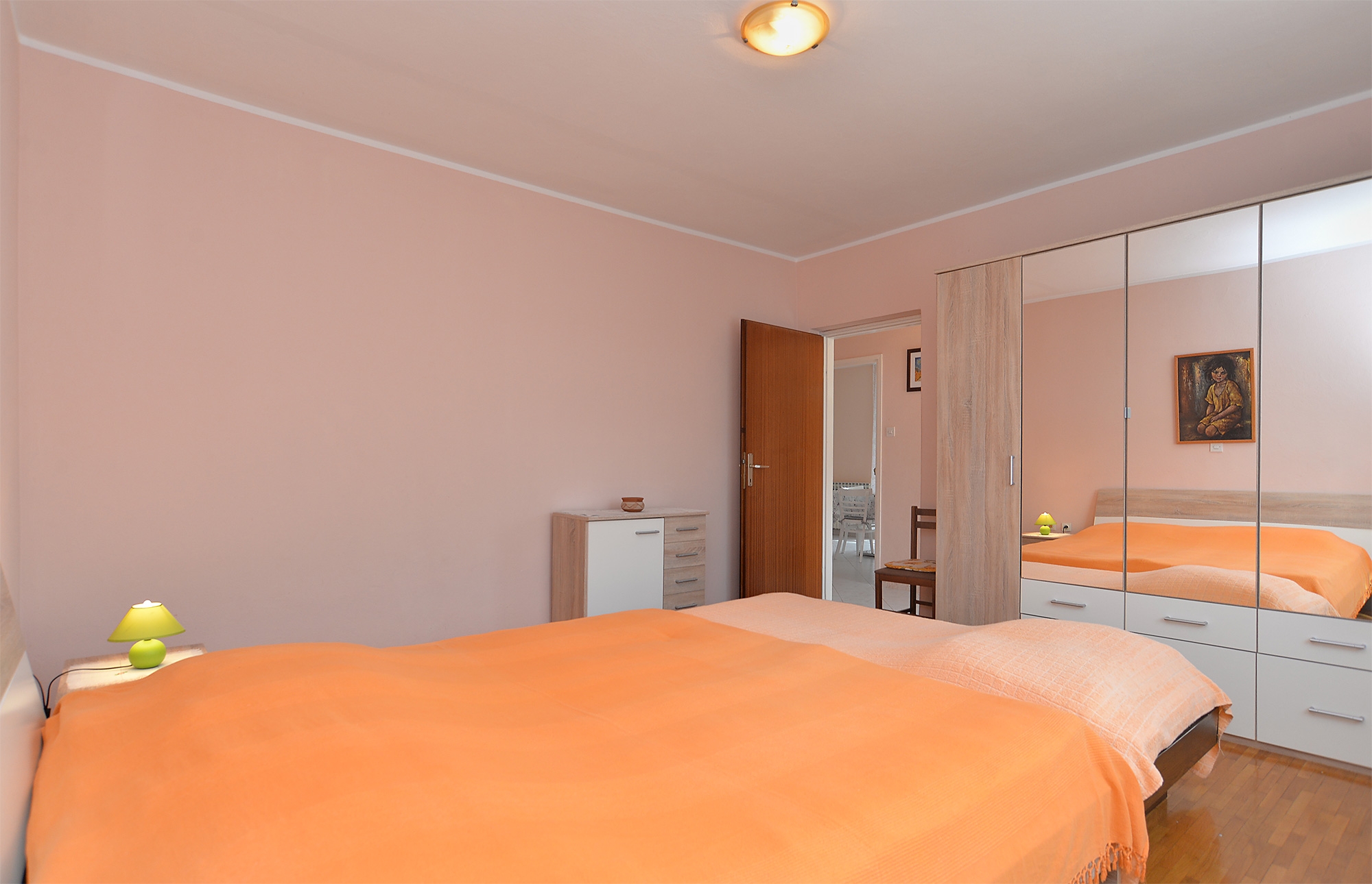 One bedroom apartment with balcony and sea view Rabac, Labin  A-a