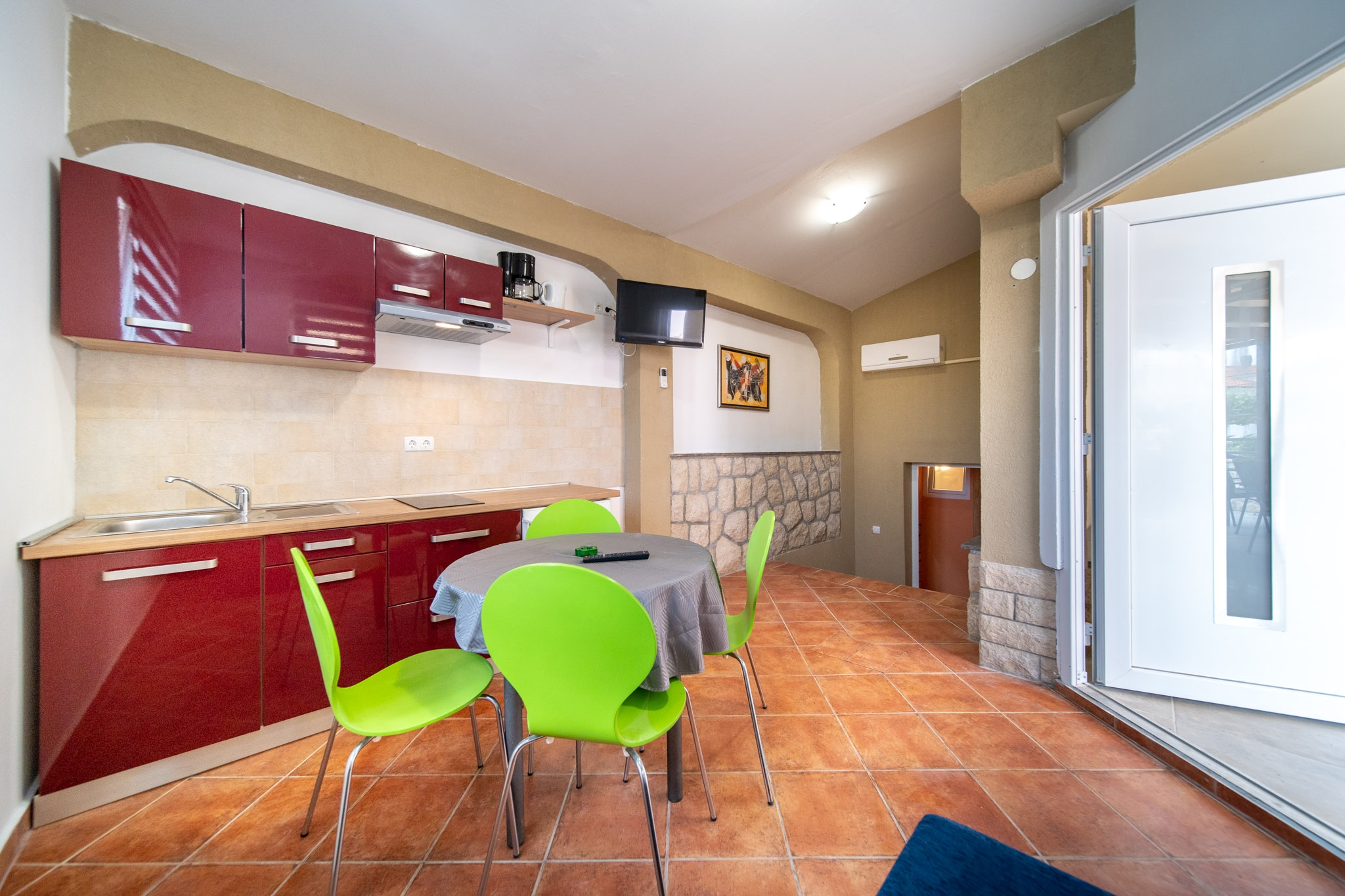 One bedroom apartment with terrace Lopar, Rab  A-a