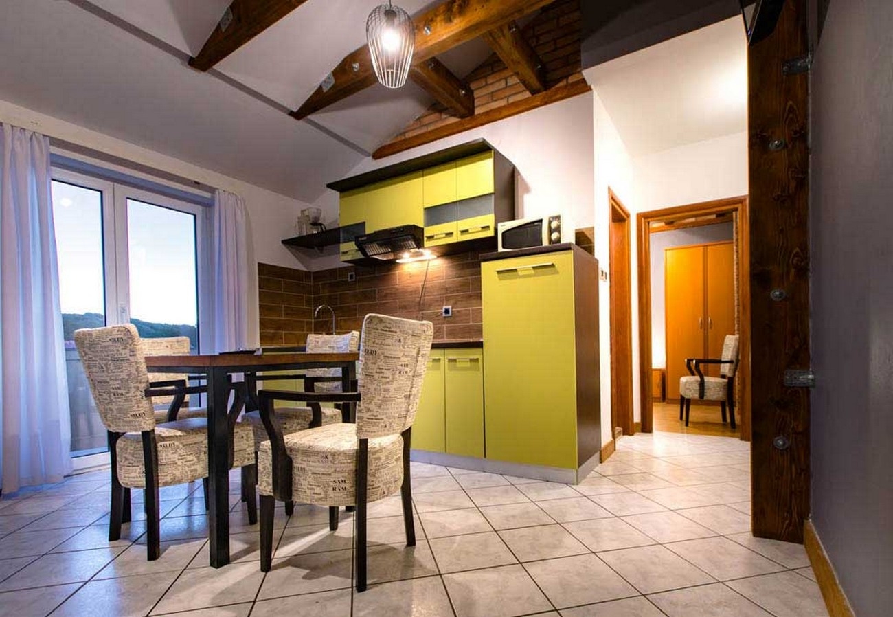 One bedroom apartment with terrace Lopar, Rab  A-d