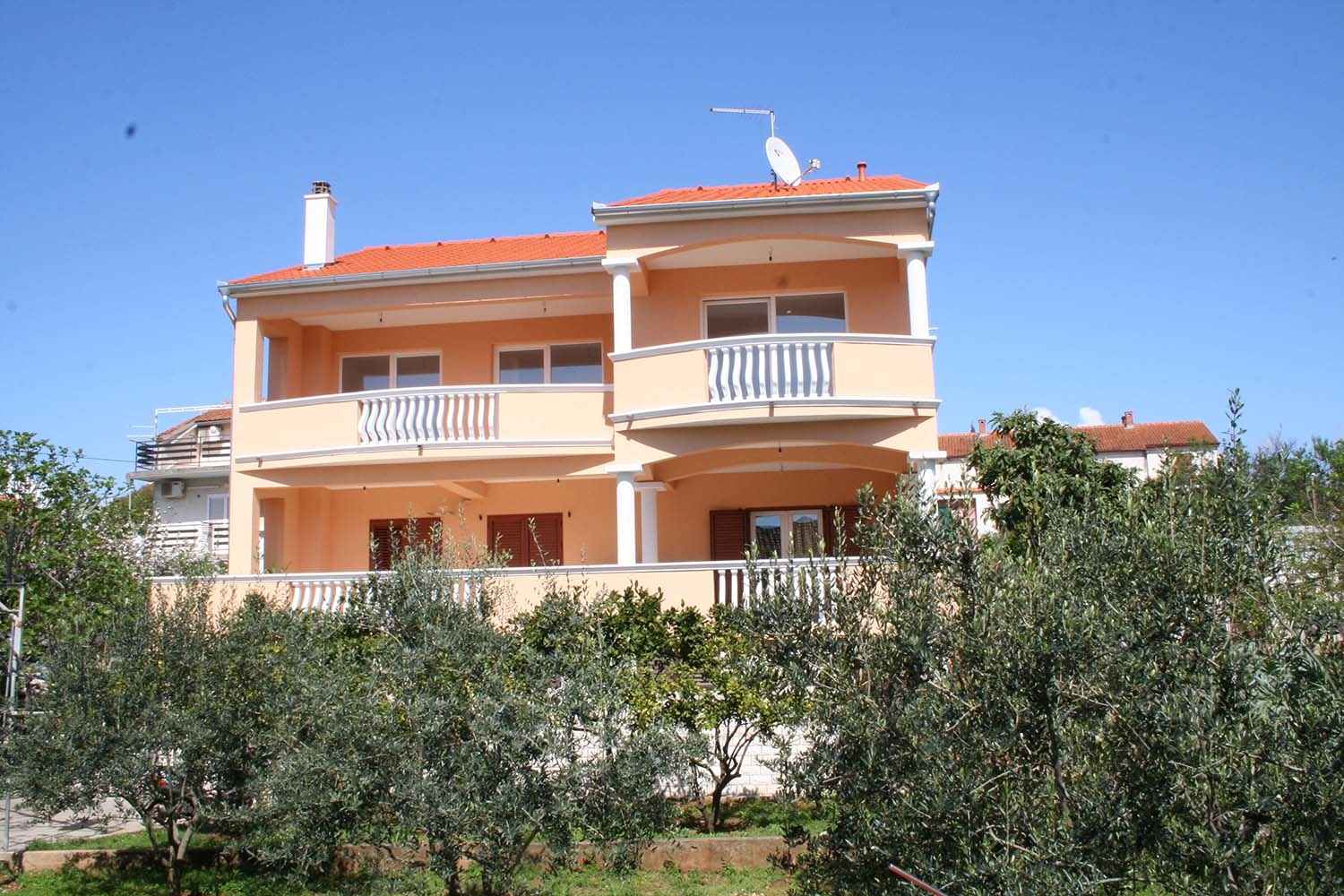 Dvosobni apartman s terasom Biograd na Moru, Biograd  A-a