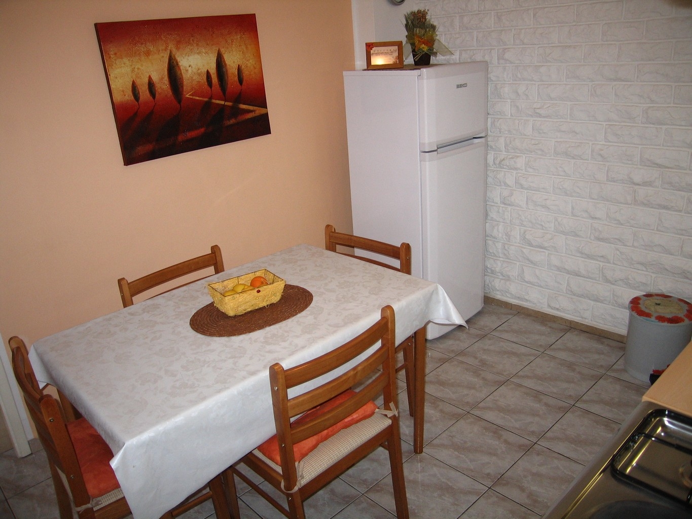 One bedroom apartment with terrace and sea view Šibenik  A-a