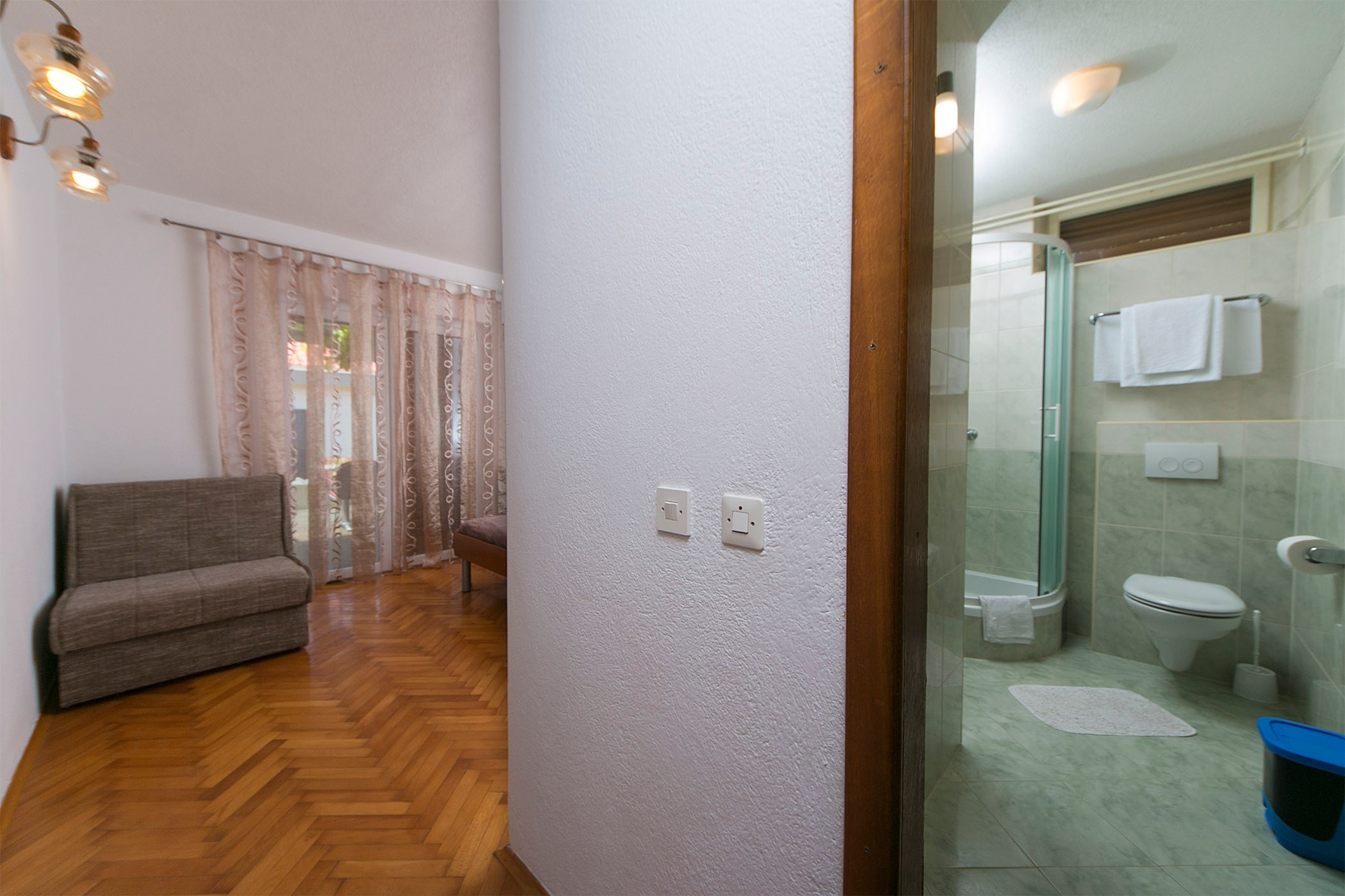 Three bedroom apartment with terrace and sea view Brela, Makarska  A-b