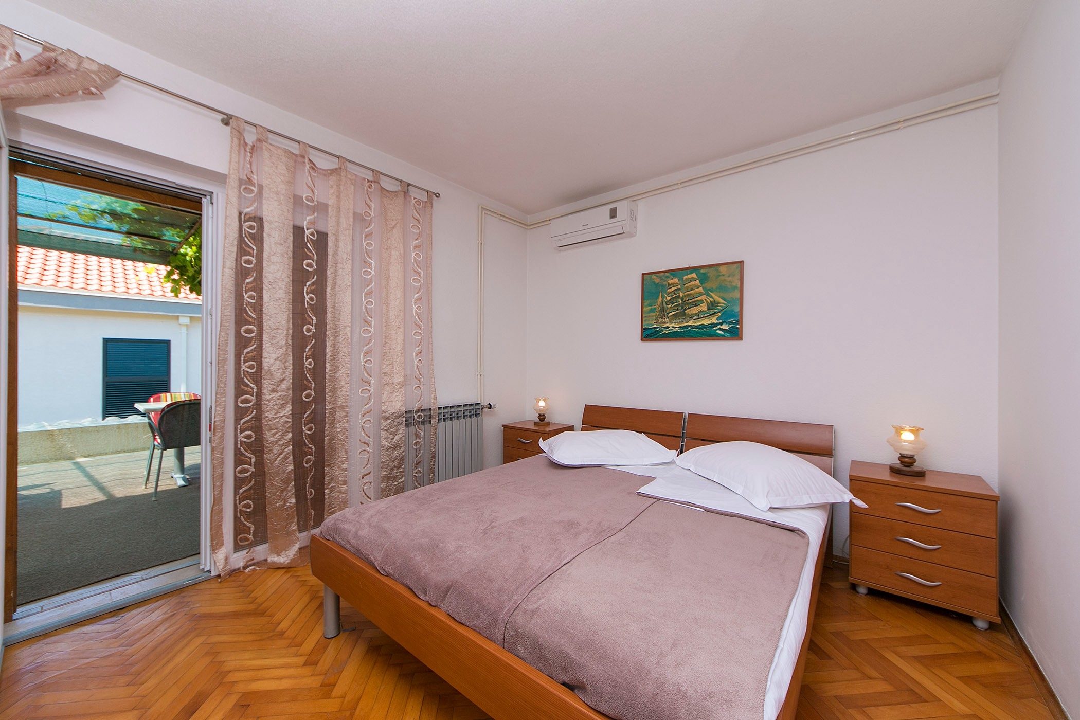 Three bedroom apartment with terrace and sea view Brela, Makarska  A-b
