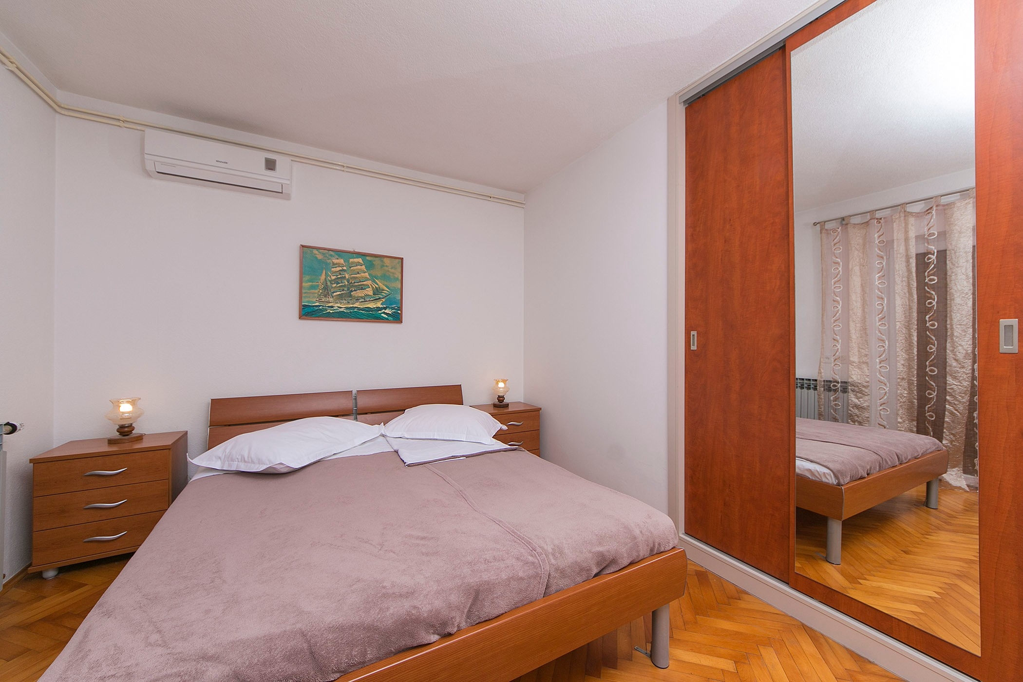 Three bedroom apartment with terrace and sea view Brela, Makarska  A-b