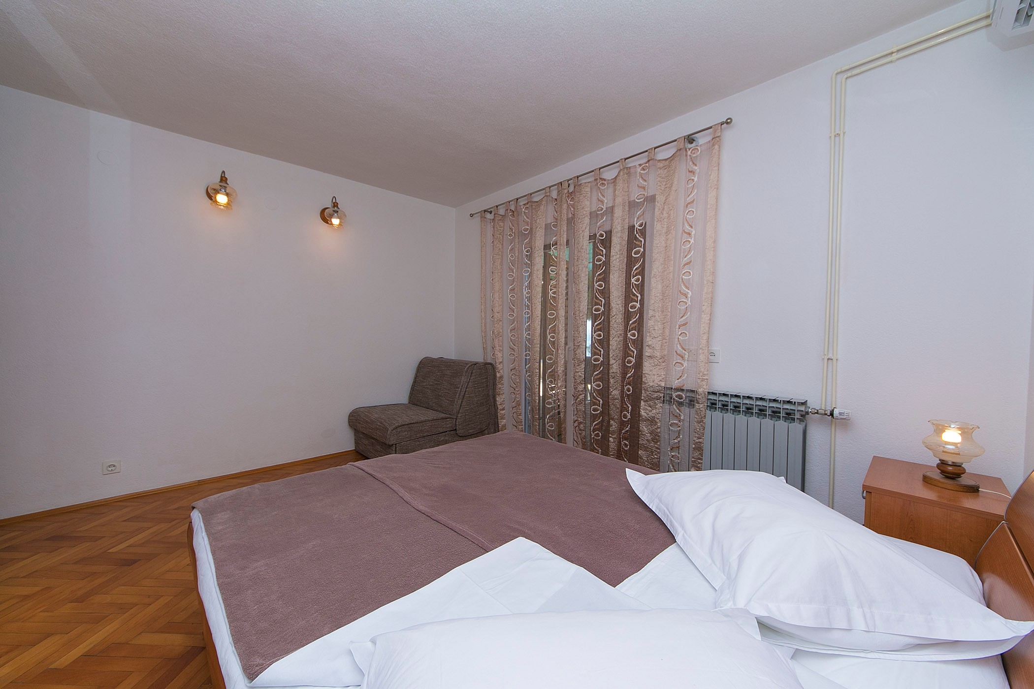 Three bedroom apartment with terrace and sea view Brela, Makarska  A-b